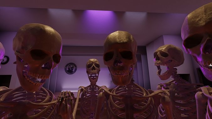 Berserk skeleton meme animation 3D model