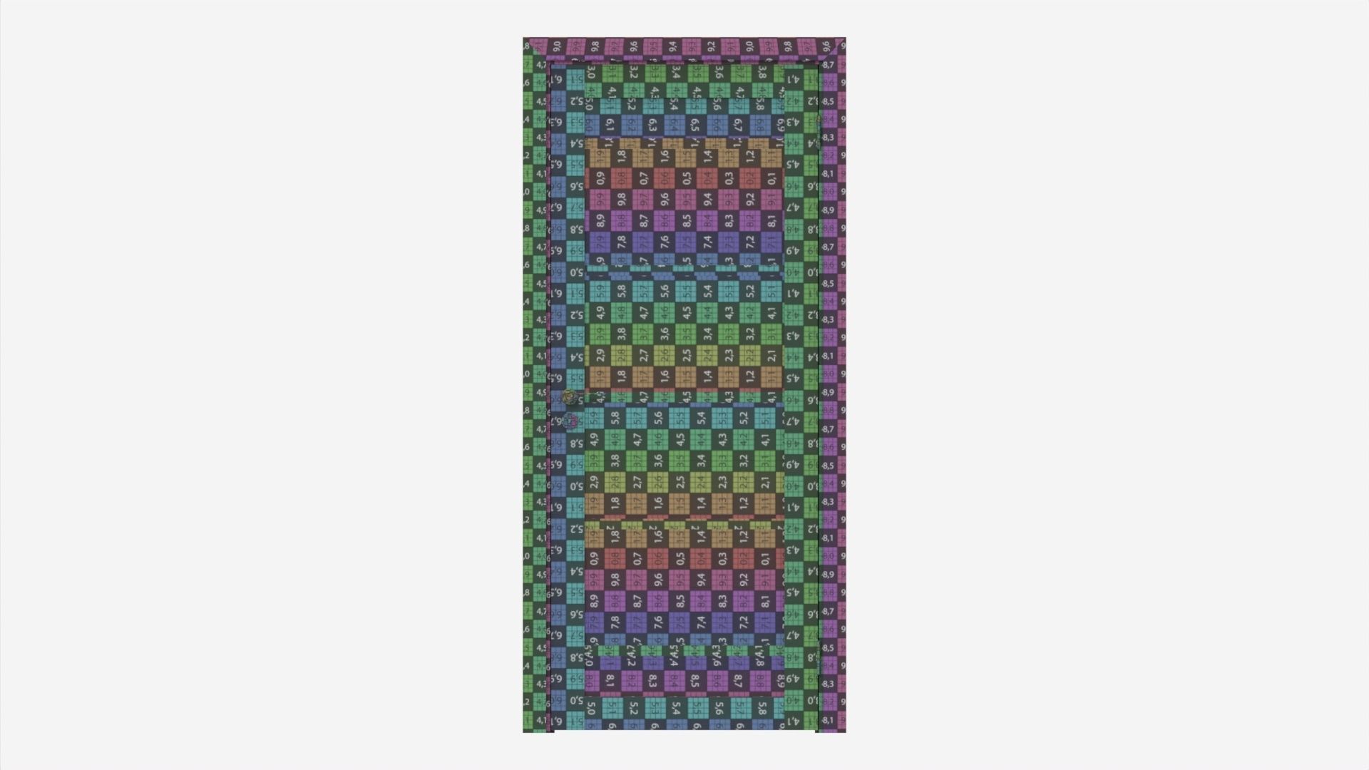 Modern Wooden Interior Door with Furniture 004 3D model_12