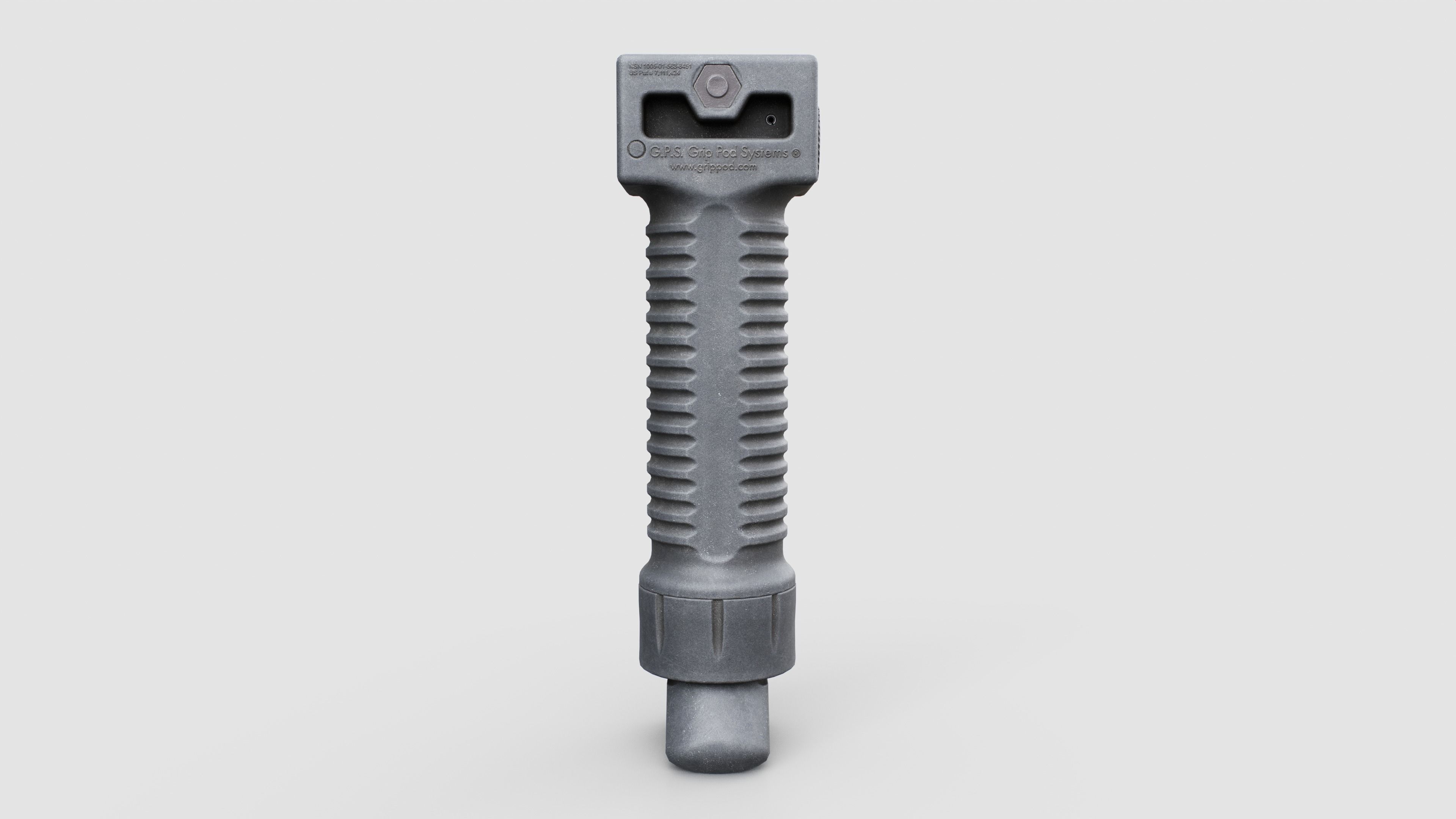 Grip Pod GPS-02 Vertical Grip Bipod Low-poly 3D model_18