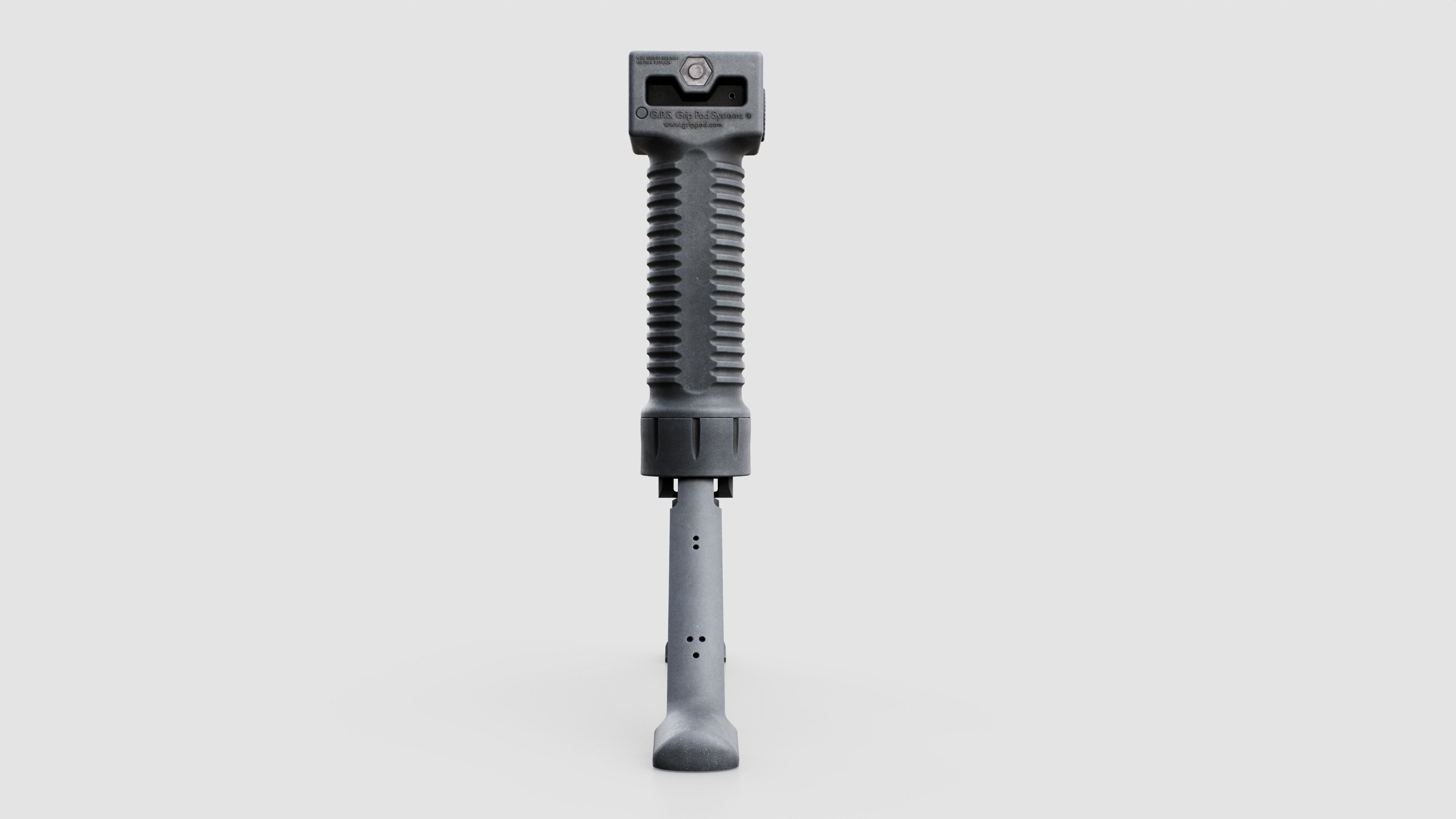 Grip Pod GPS-02 Vertical Grip Bipod Low-poly 3D model_4