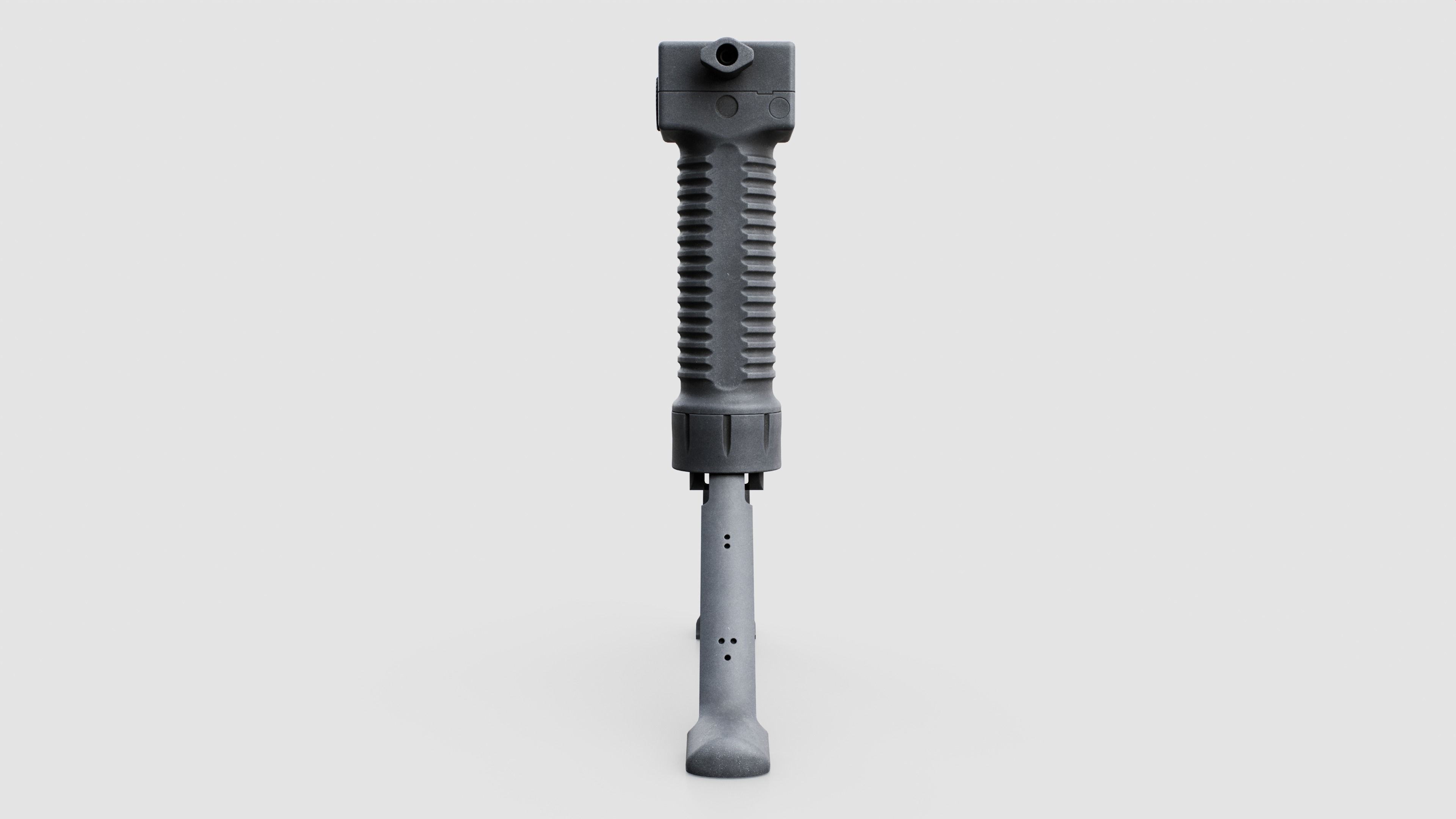 Grip Pod GPS-02 Vertical Grip Bipod Low-poly 3D model_12