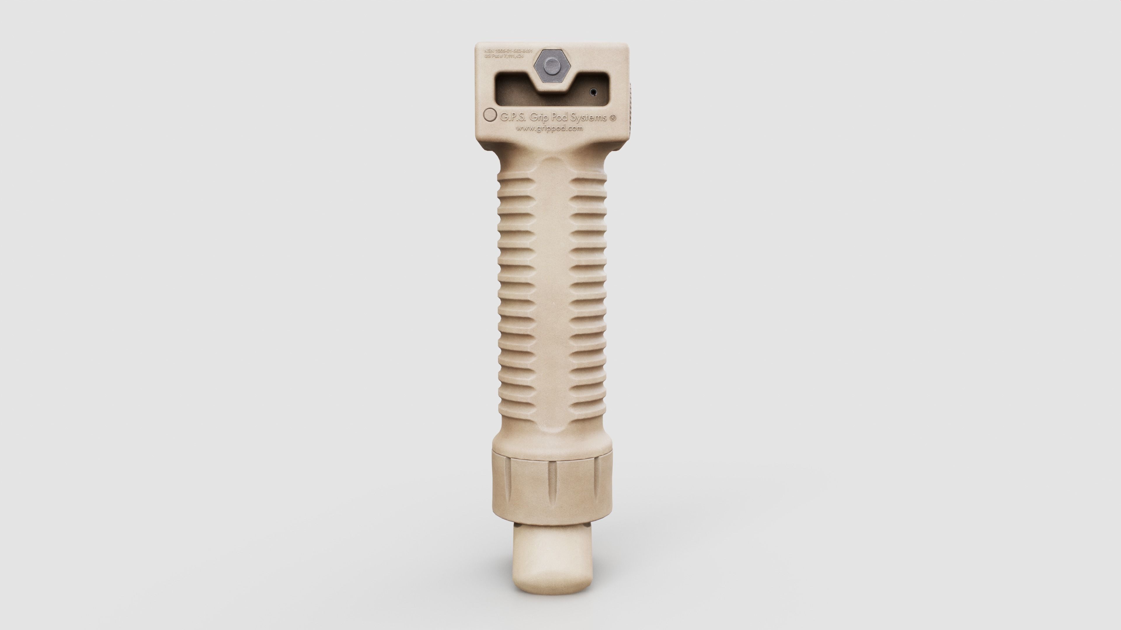 Grip Pod GPS-02 Vertical Grip Bipod Low-poly 3D model_19