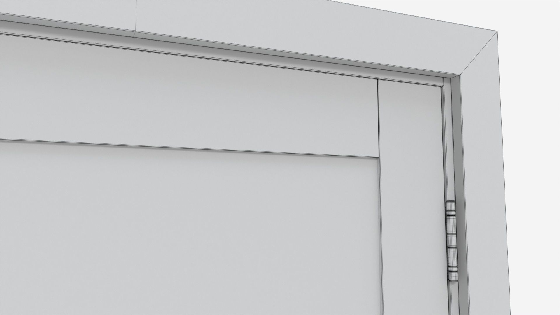 Modern Wooden Interior Door with Furniture 006 3D model_10