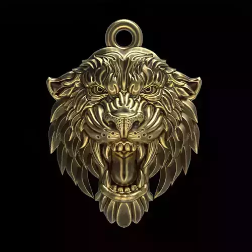 TIGER pendant Jewelly stl