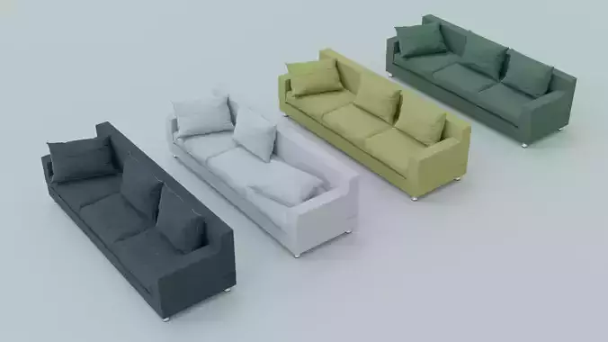 Cozy modern sofa with cushion Pack