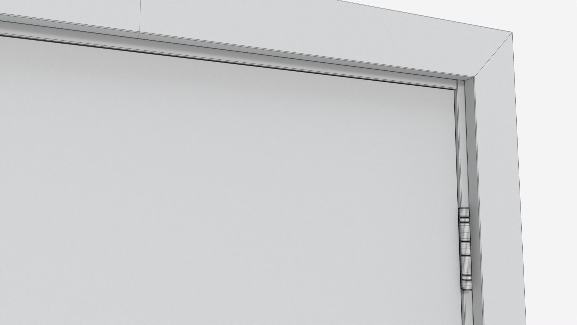 Modern Wooden Interior Door with Furniture 010 3D model_10