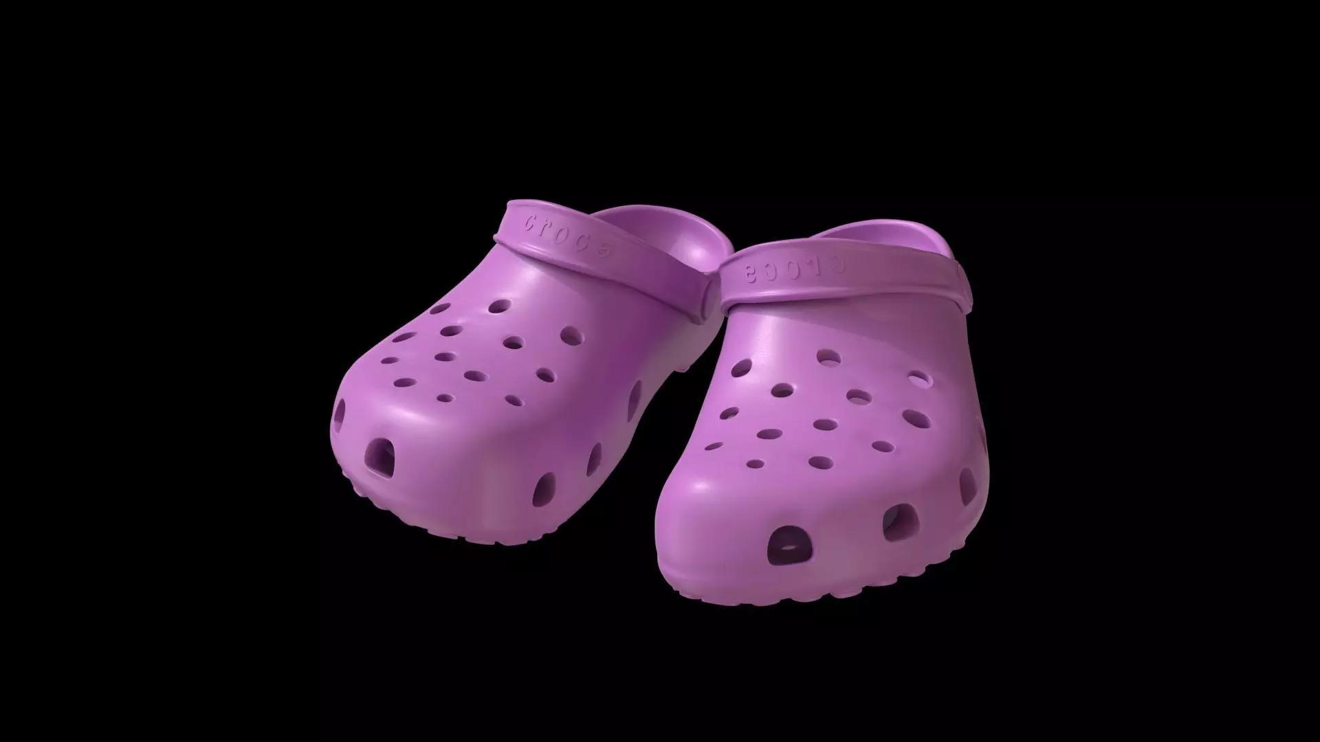 crocs PBR 3D model Free 3D model