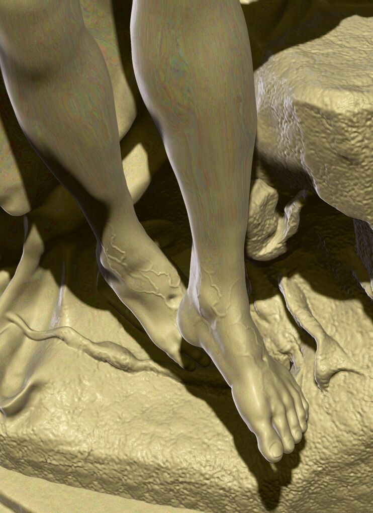 Pieta Michelangelo remastered full 3D print model_1