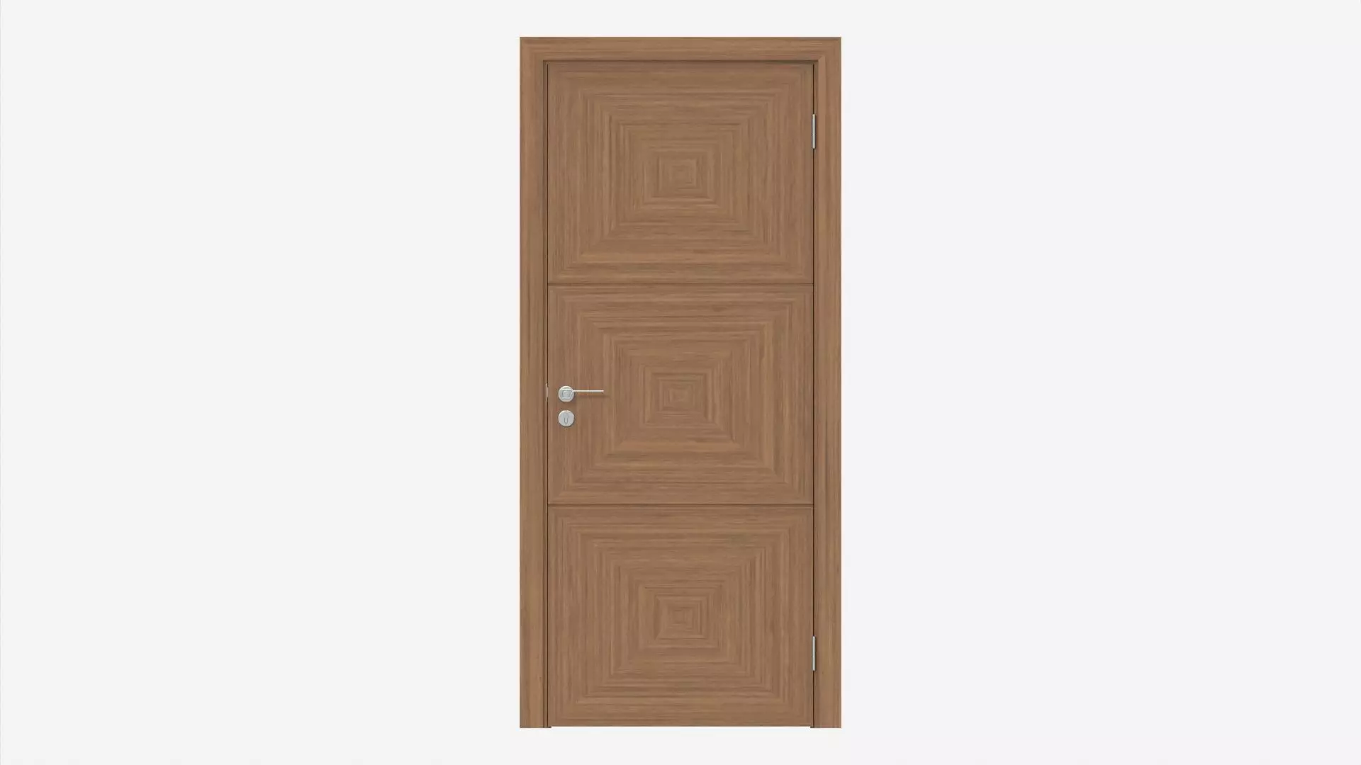 Modern Wooden Interior Door with Furniture 012 3D model_0