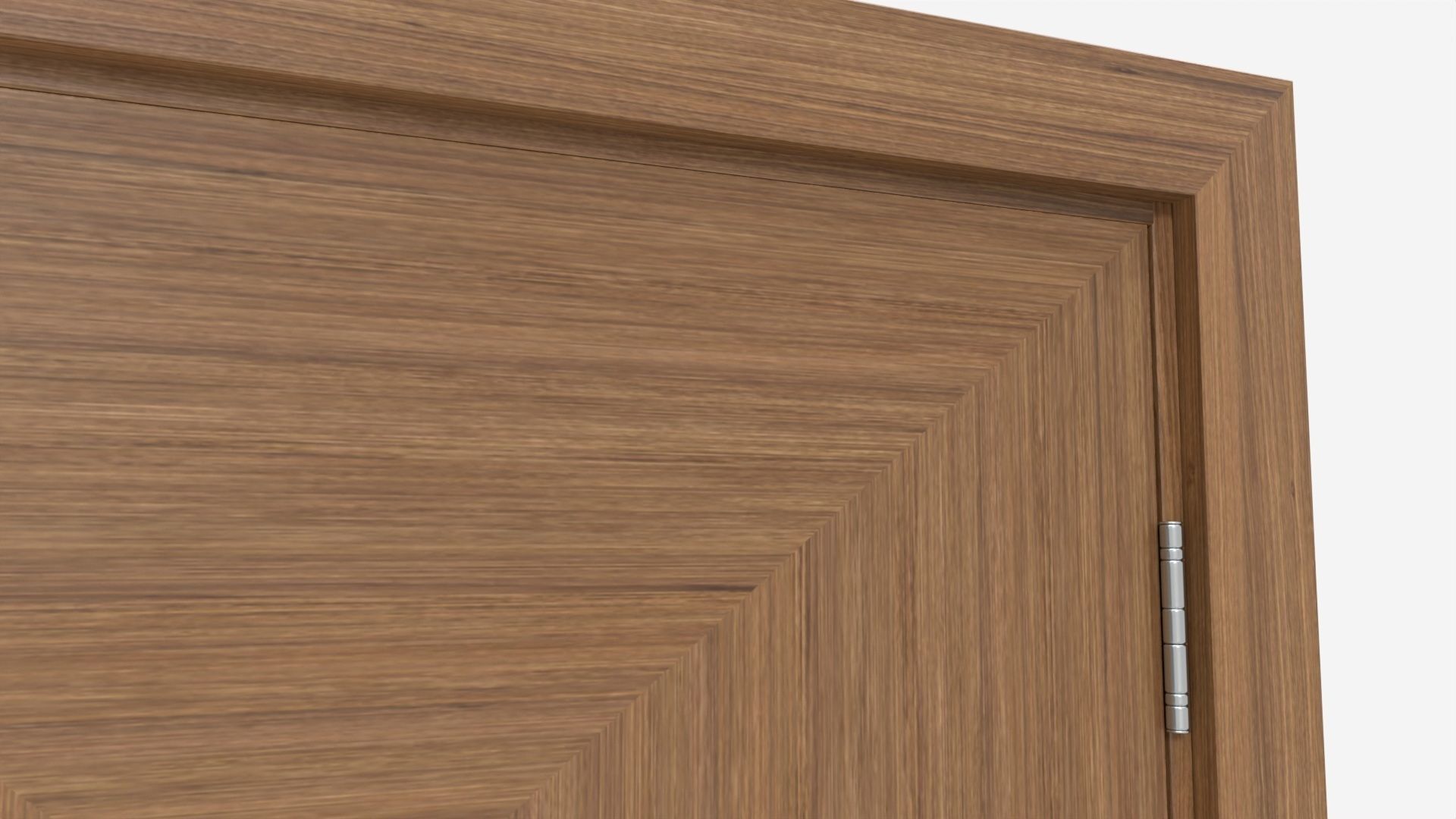 Modern Wooden Interior Door with Furniture 012 3D model_5