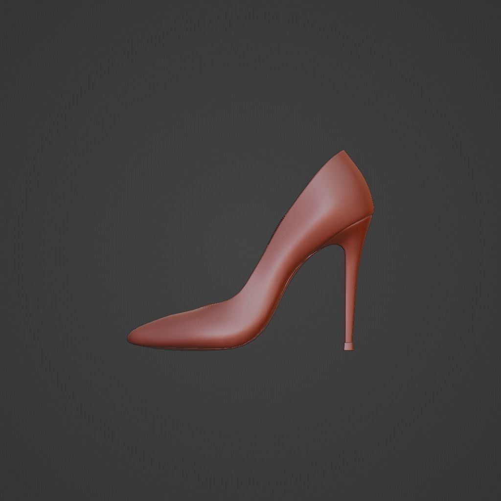 3D High Heels - Pointy Stilettos Free 3D model_10