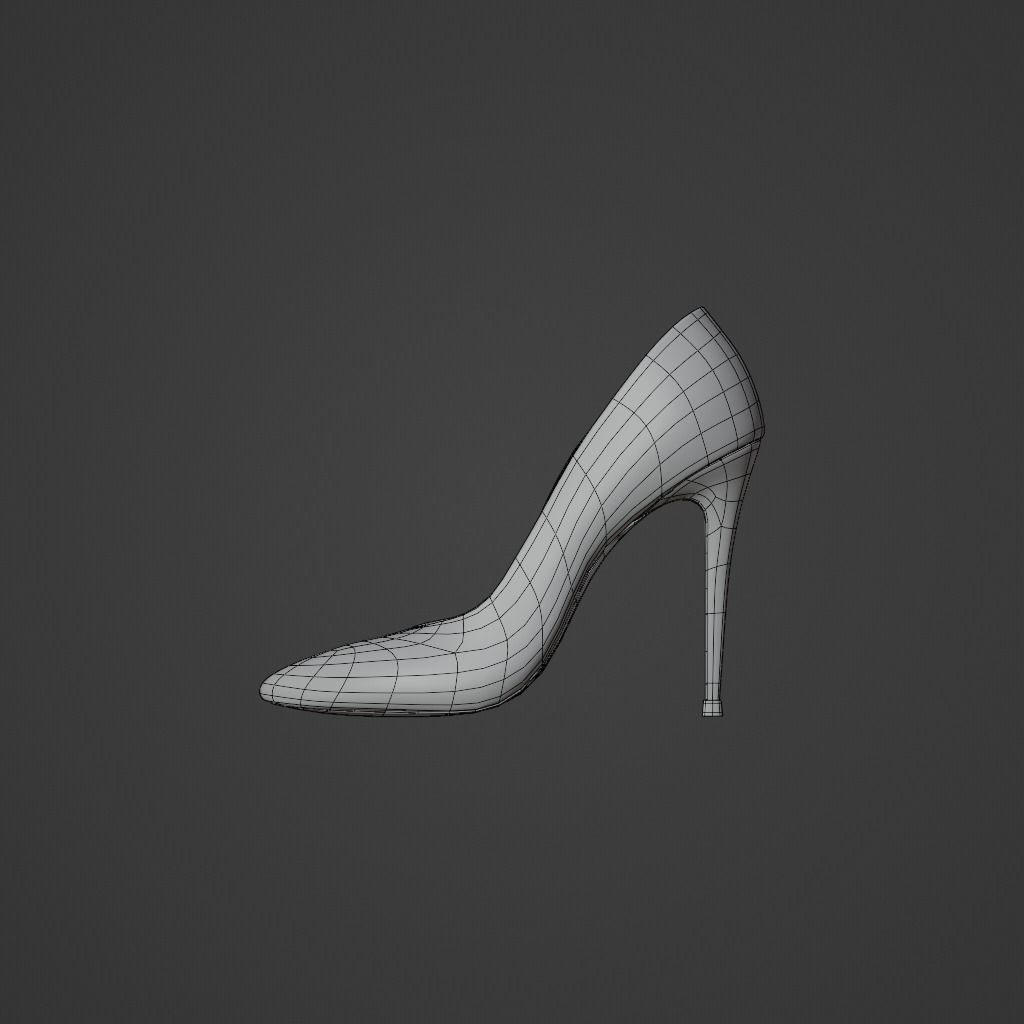 3D High Heels - Pointy Stilettos Free 3D model_3