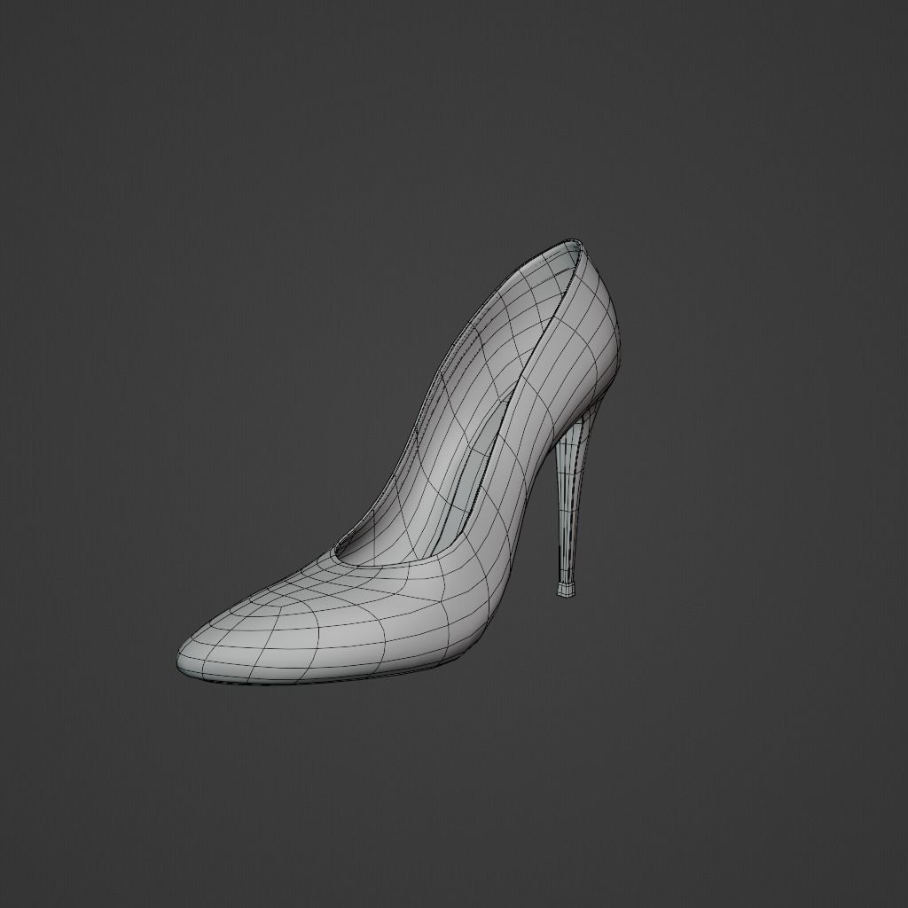 3D High Heels - Pointy Stilettos Free 3D model_1