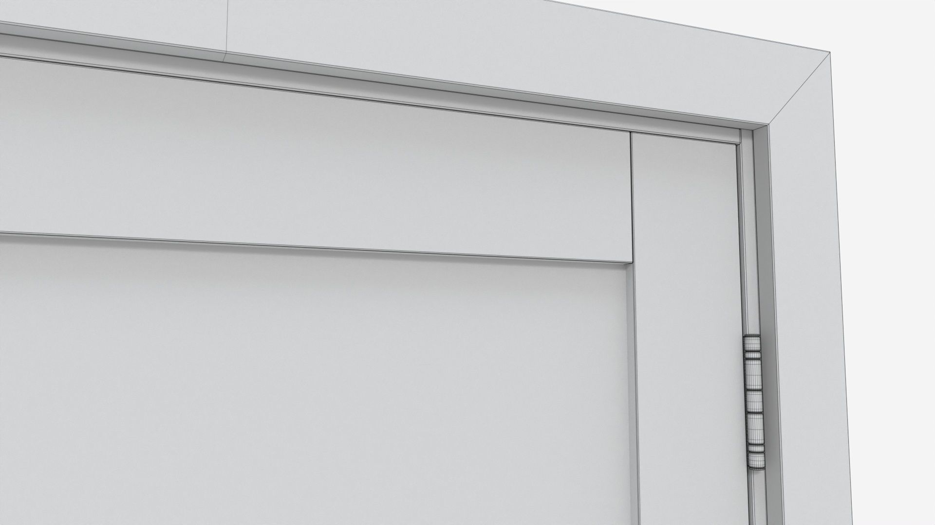 Modern Wooden Interior Door with Furniture 013 3D model_10