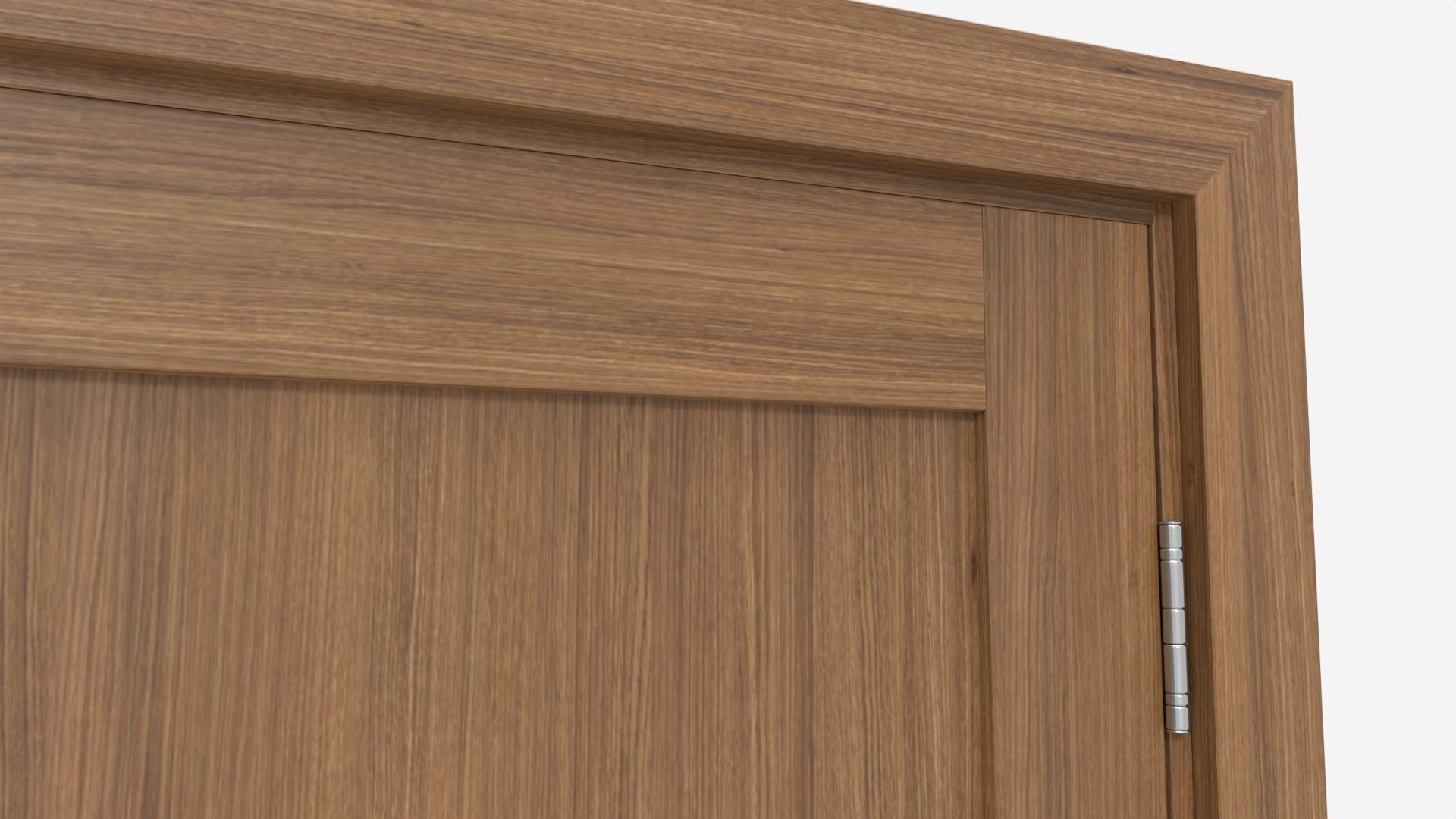 Modern Wooden Interior Door with Furniture 013 3D model_5