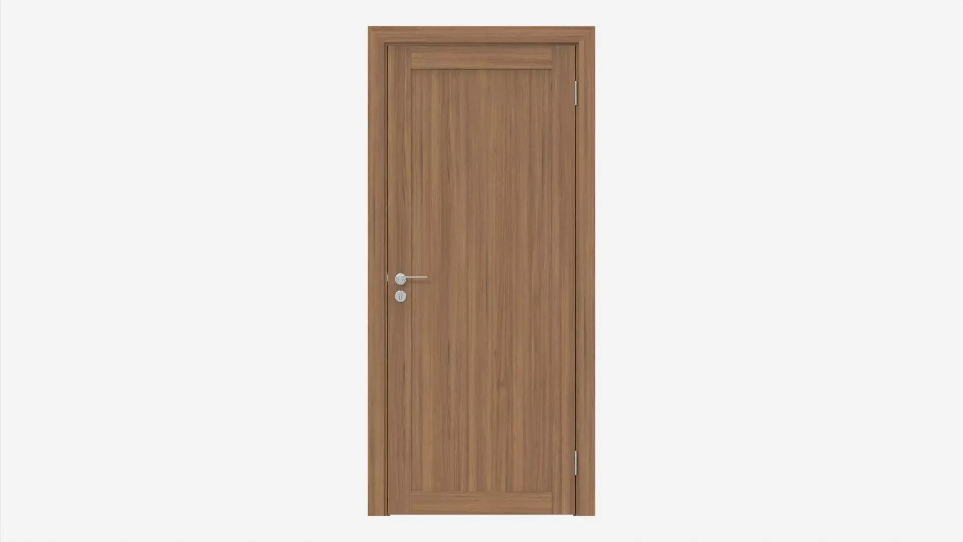 Modern Wooden Interior Door with Furniture 013 3D model_0