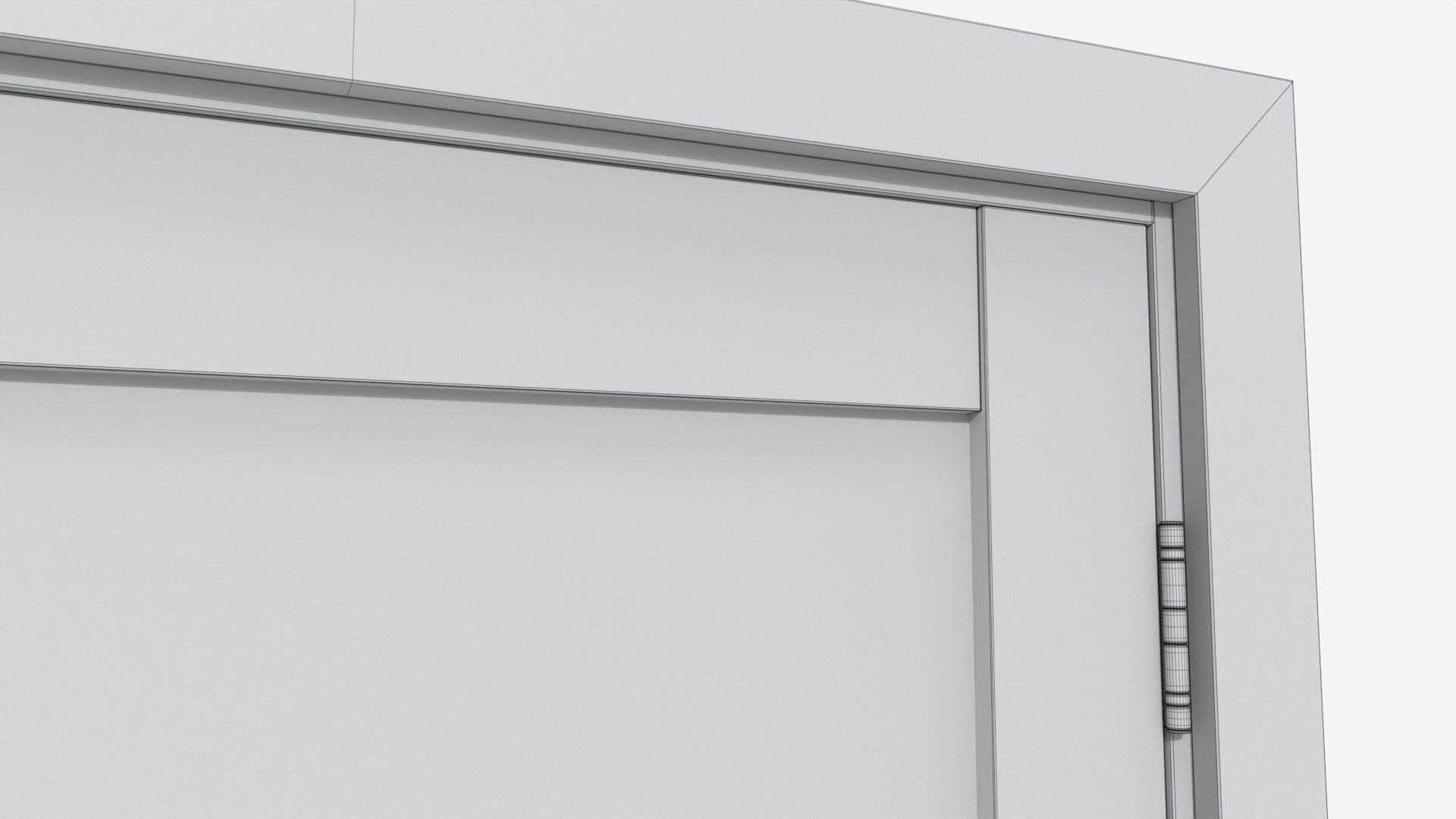 Modern Wooden Interior Door with Furniture 015 3D model_10