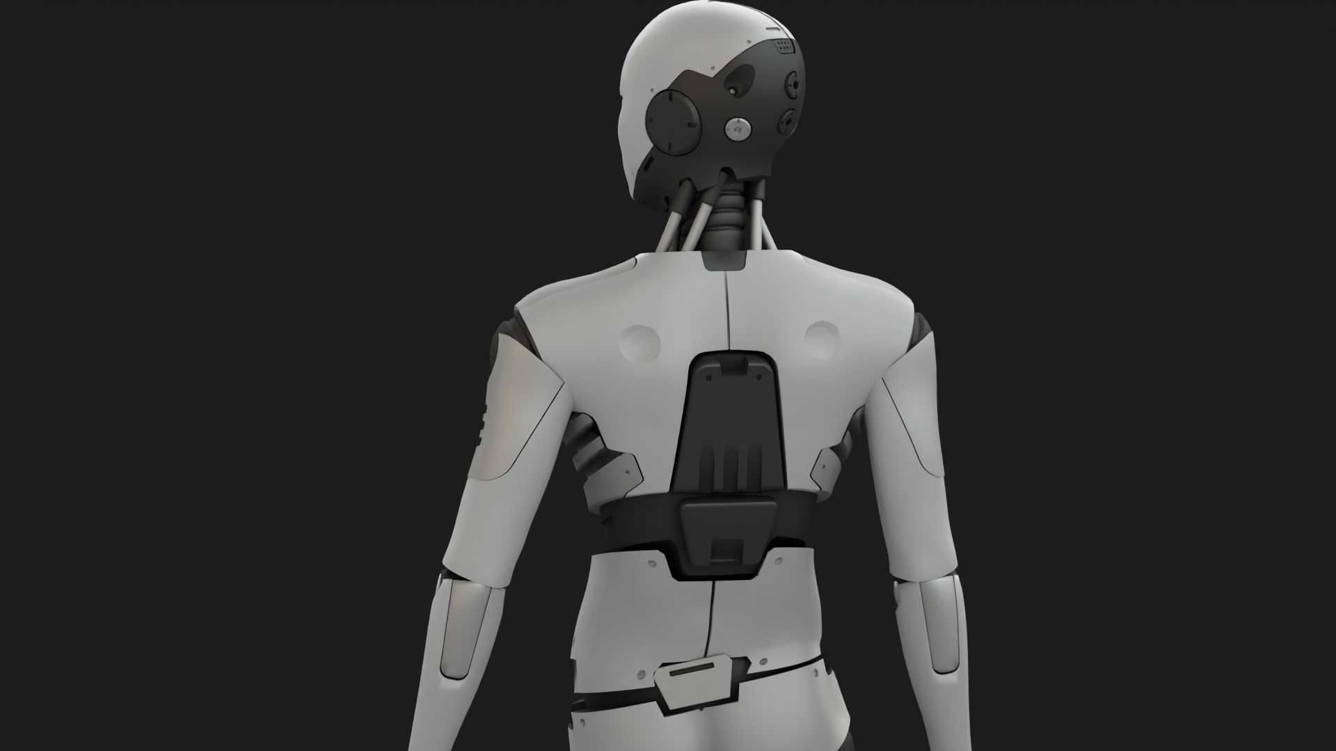 ANDROID MANO RIGGED 3D model_16