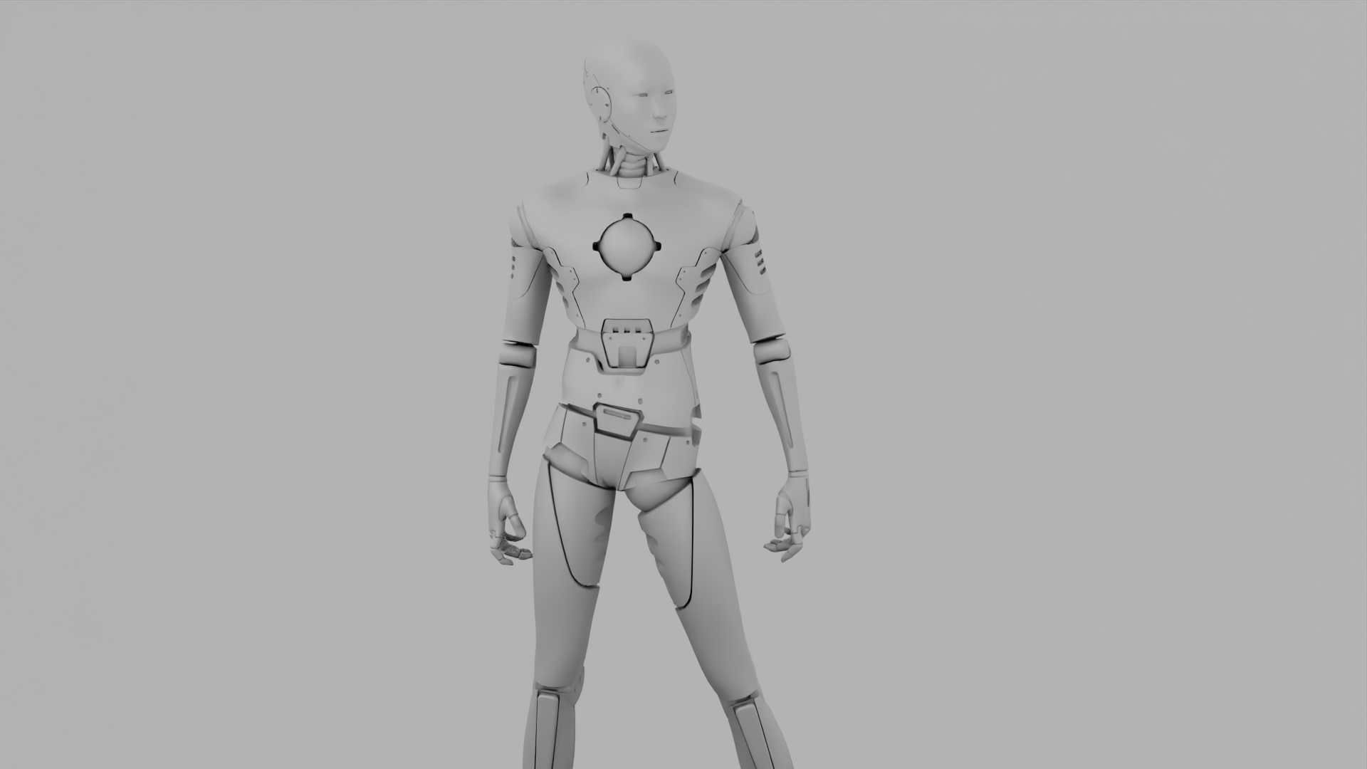 ANDROID MANO RIGGED 3D model_34
