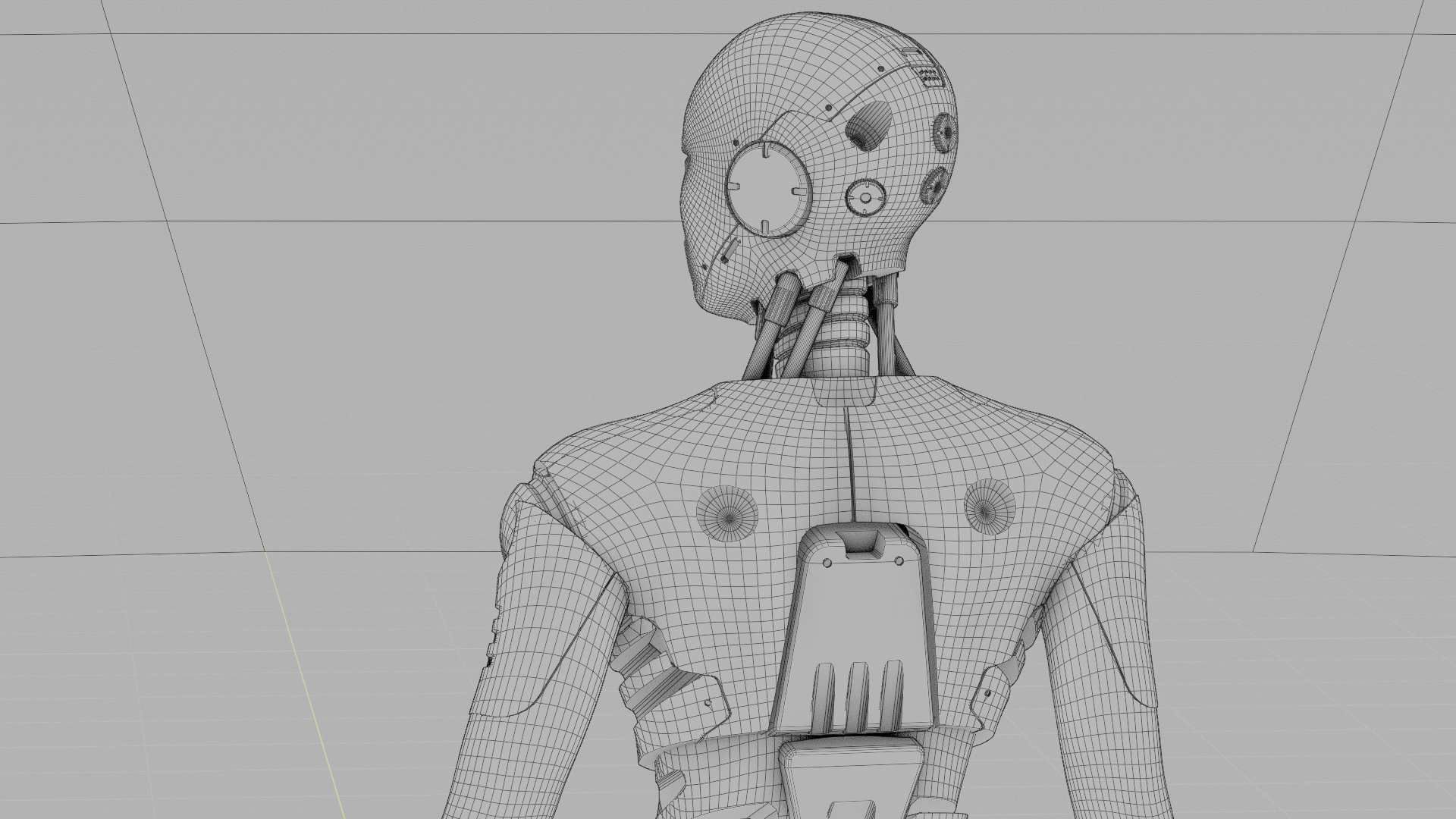 ANDROID MANO RIGGED 3D model_37