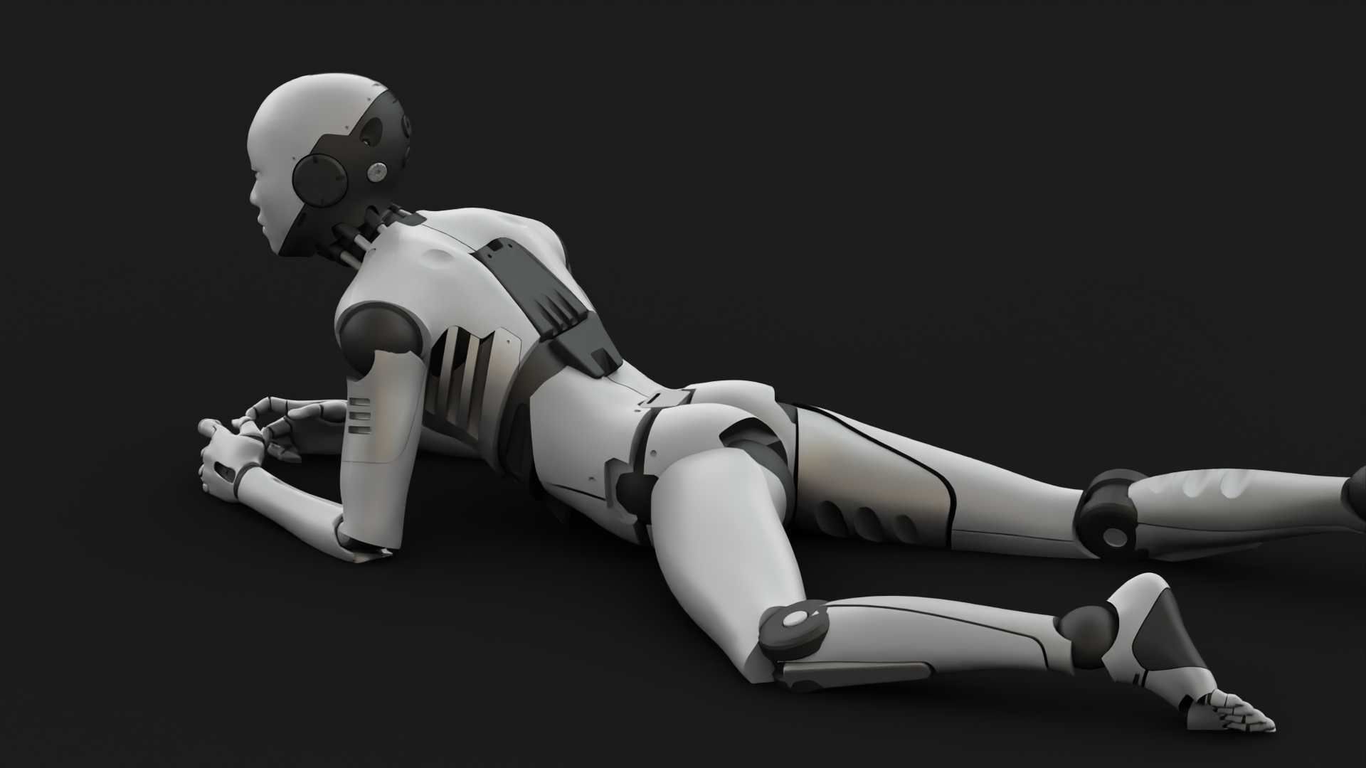 ANDROID MANO RIGGED 3D model_26
