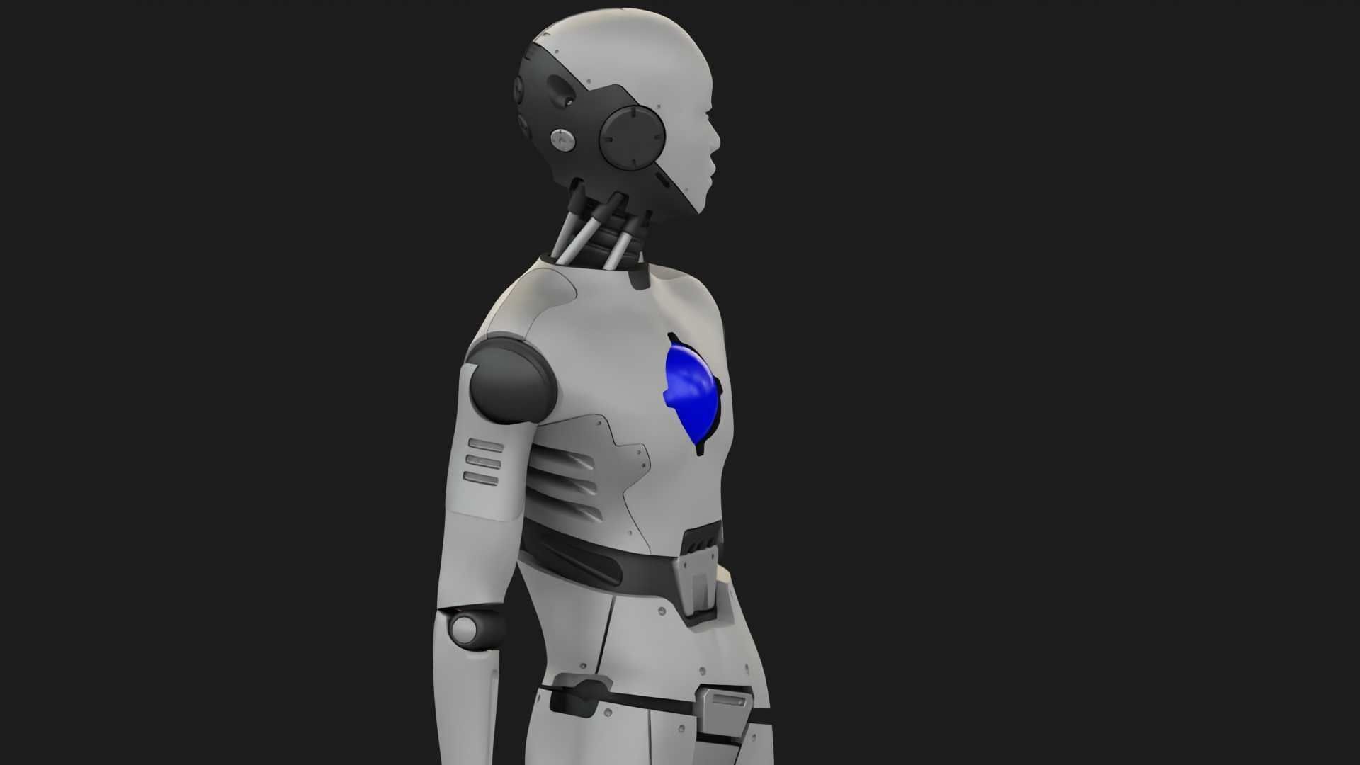 ANDROID MANO RIGGED 3D model_19