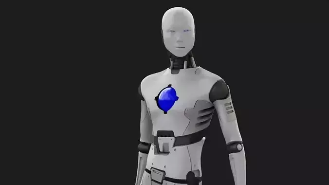 ANDROID MANO RIGGED 3D model