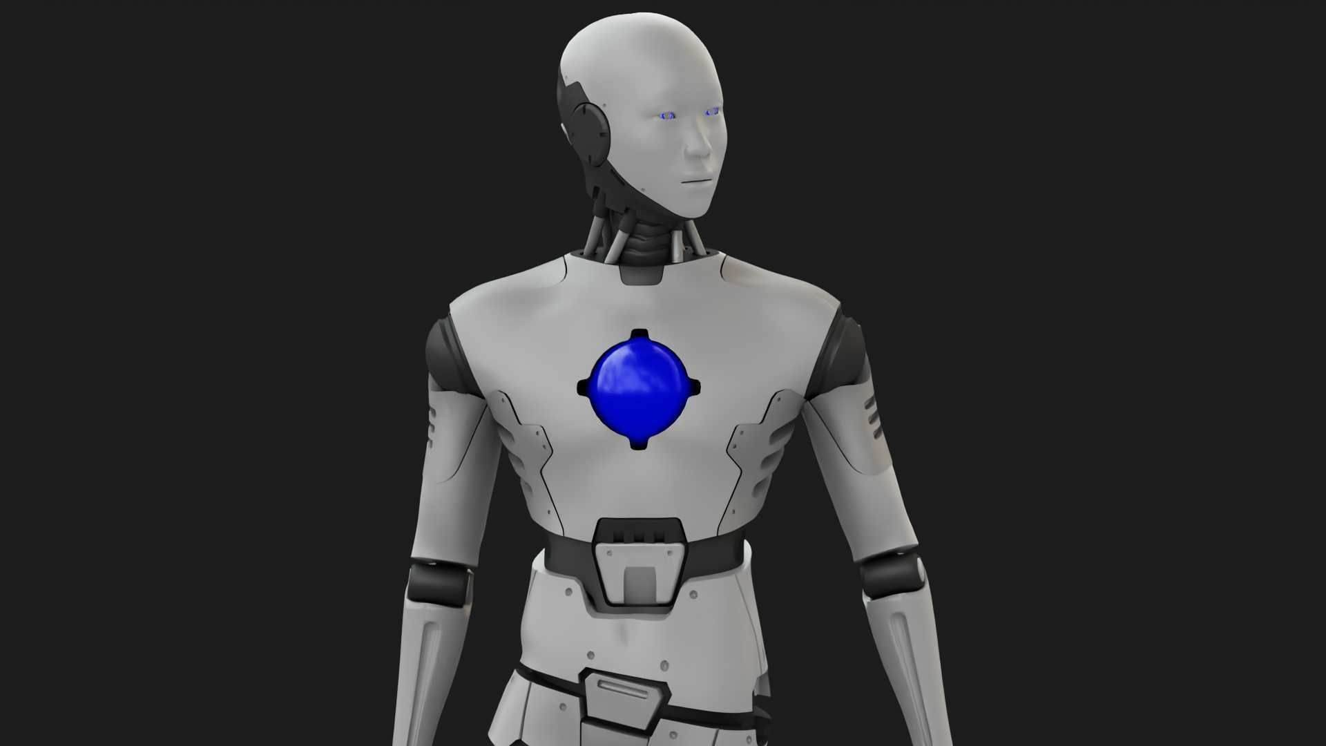 ANDROID MANO RIGGED 3D model_21