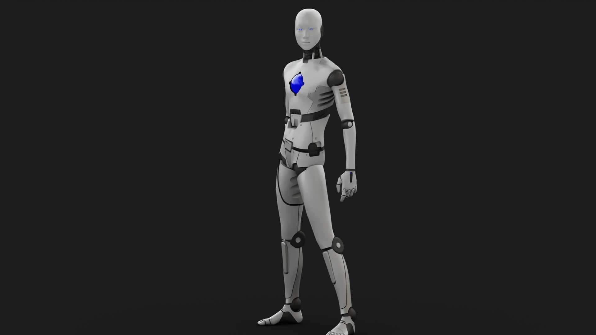 ANDROID MANO RIGGED 3D model_13