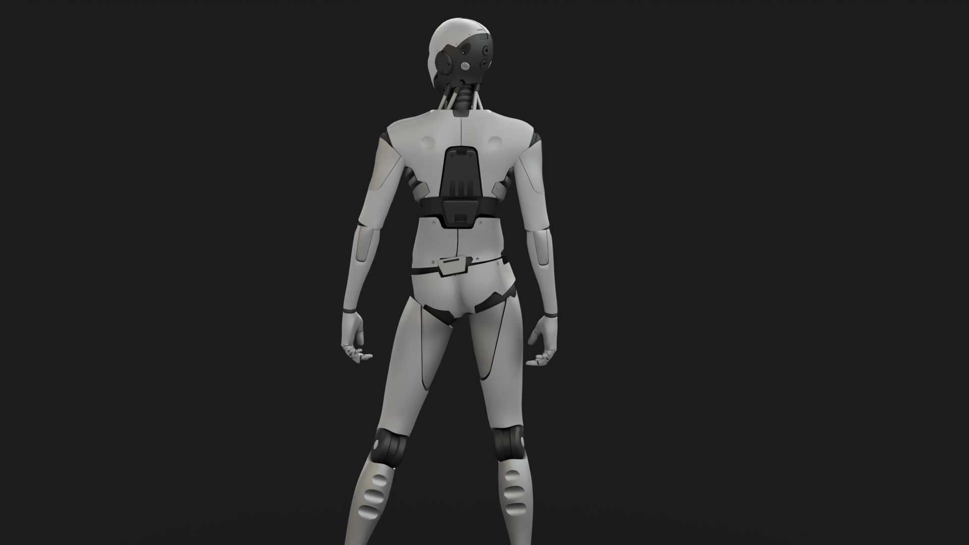 ANDROID MANO RIGGED 3D model_6