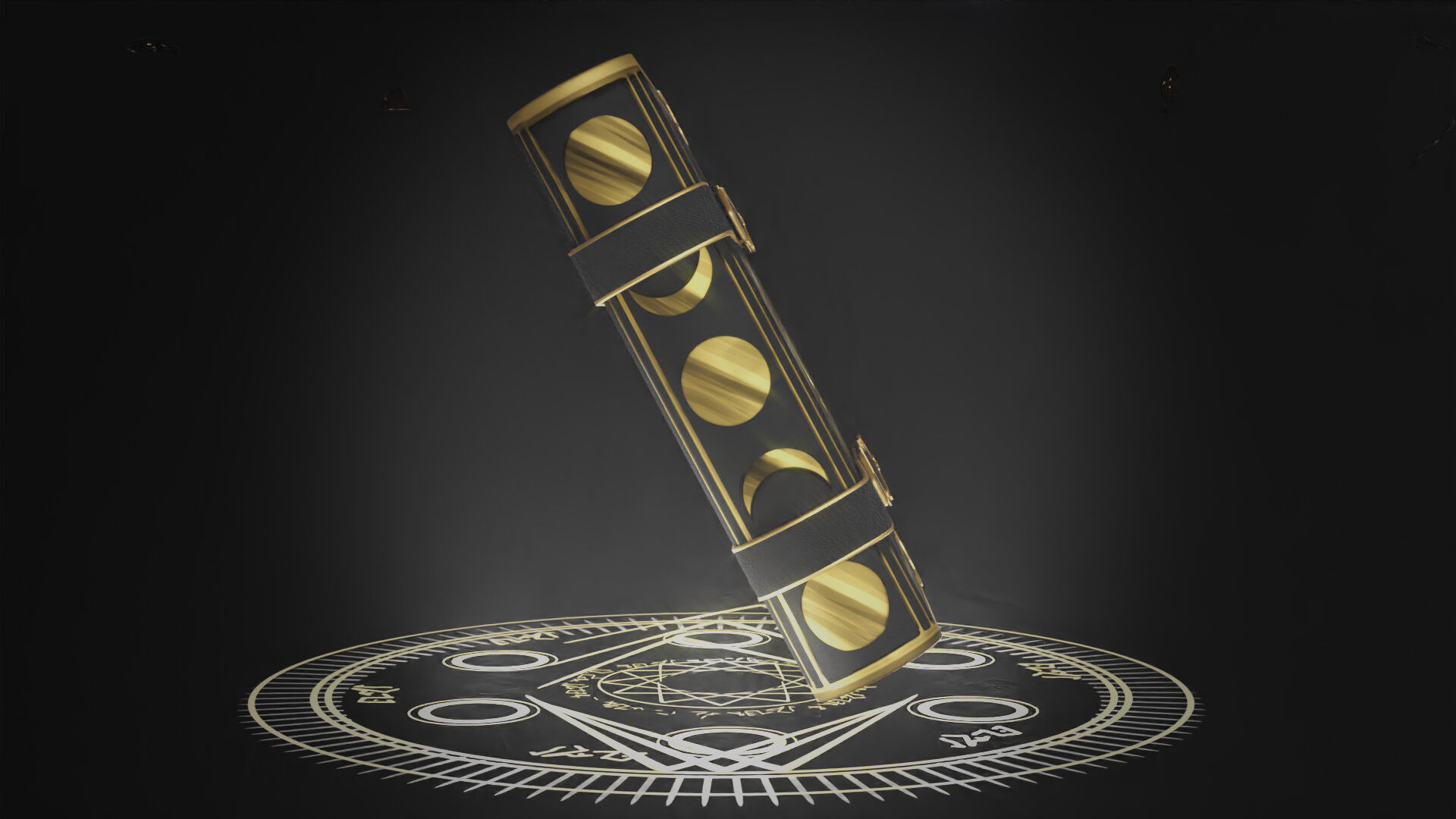 Spell Book 3D model_3