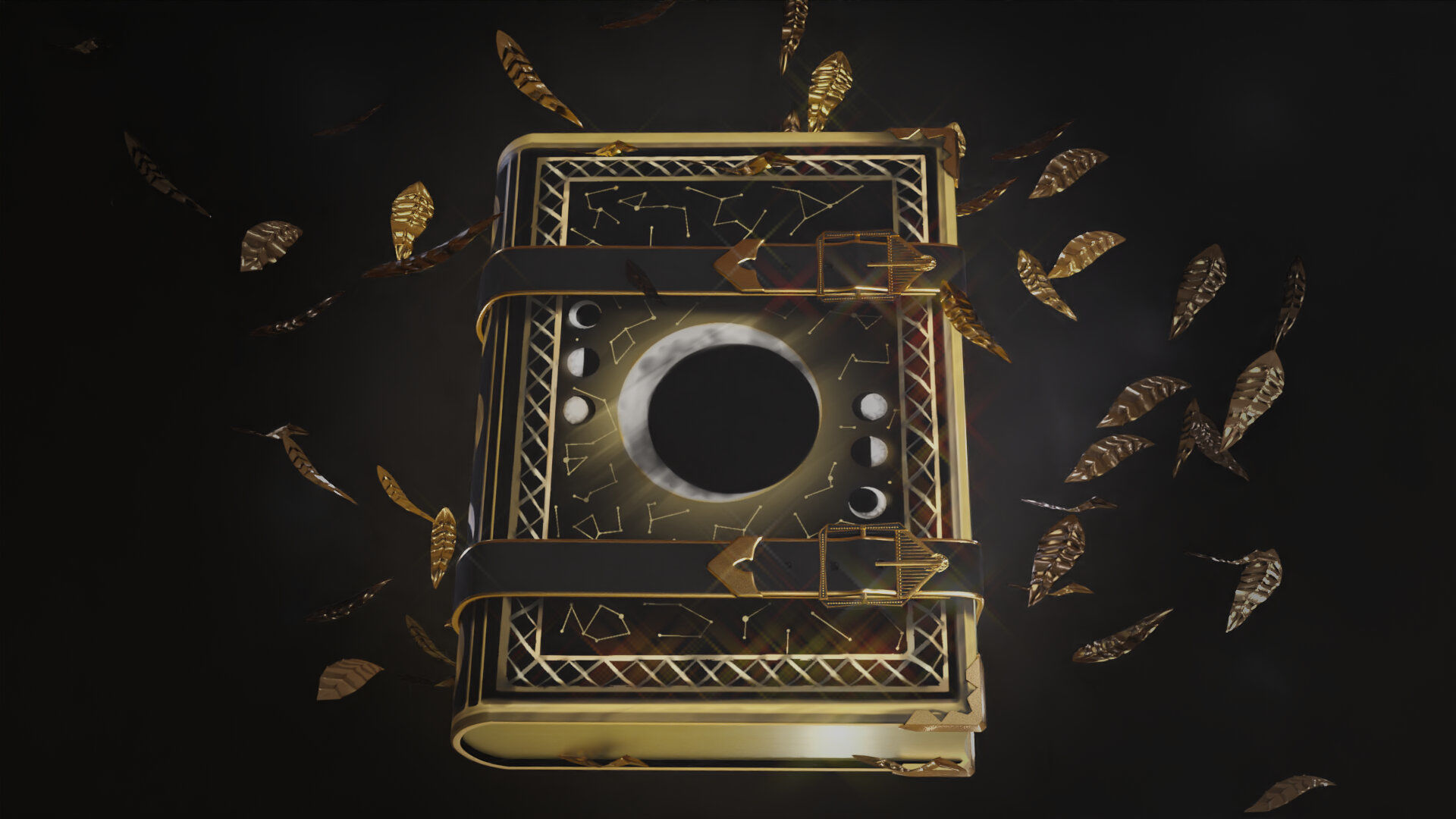 Spell Book 3D model_23