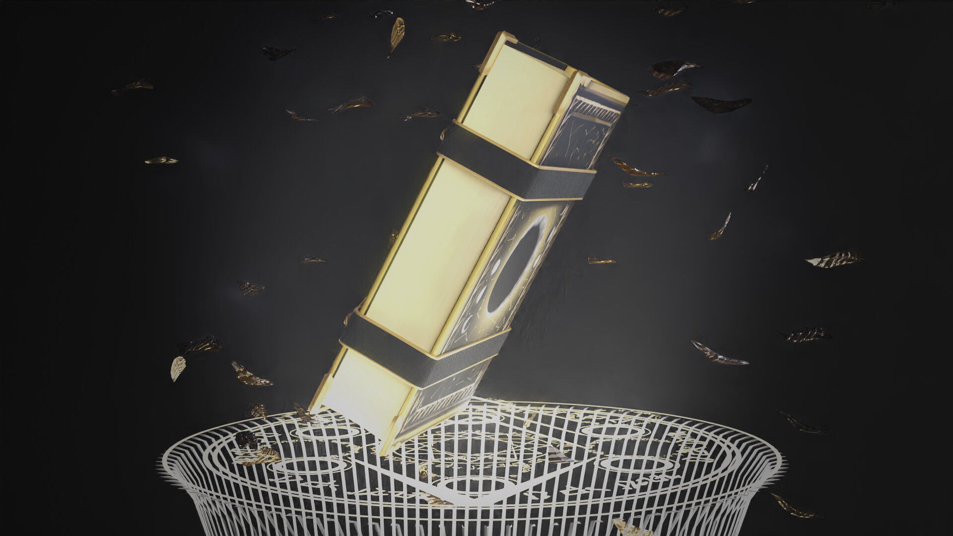 Spell Book 3D model_5