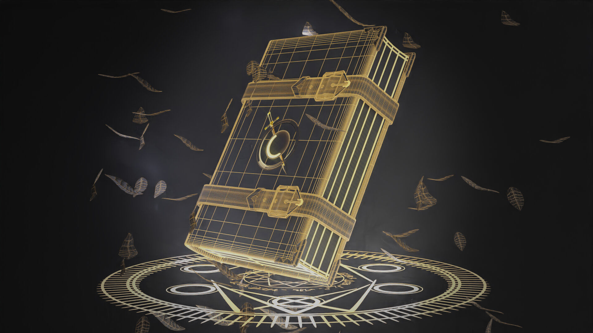 Spell Book 3D model_22