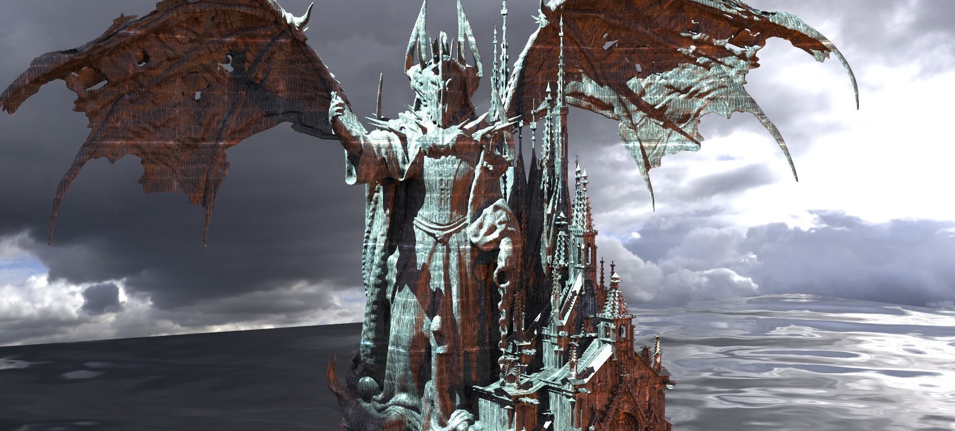 Crypt Keeper Underworld Kit bash 3D 3D model_1