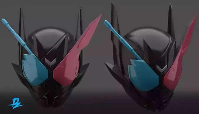 Kamen Rider Build Hazard 3D print model