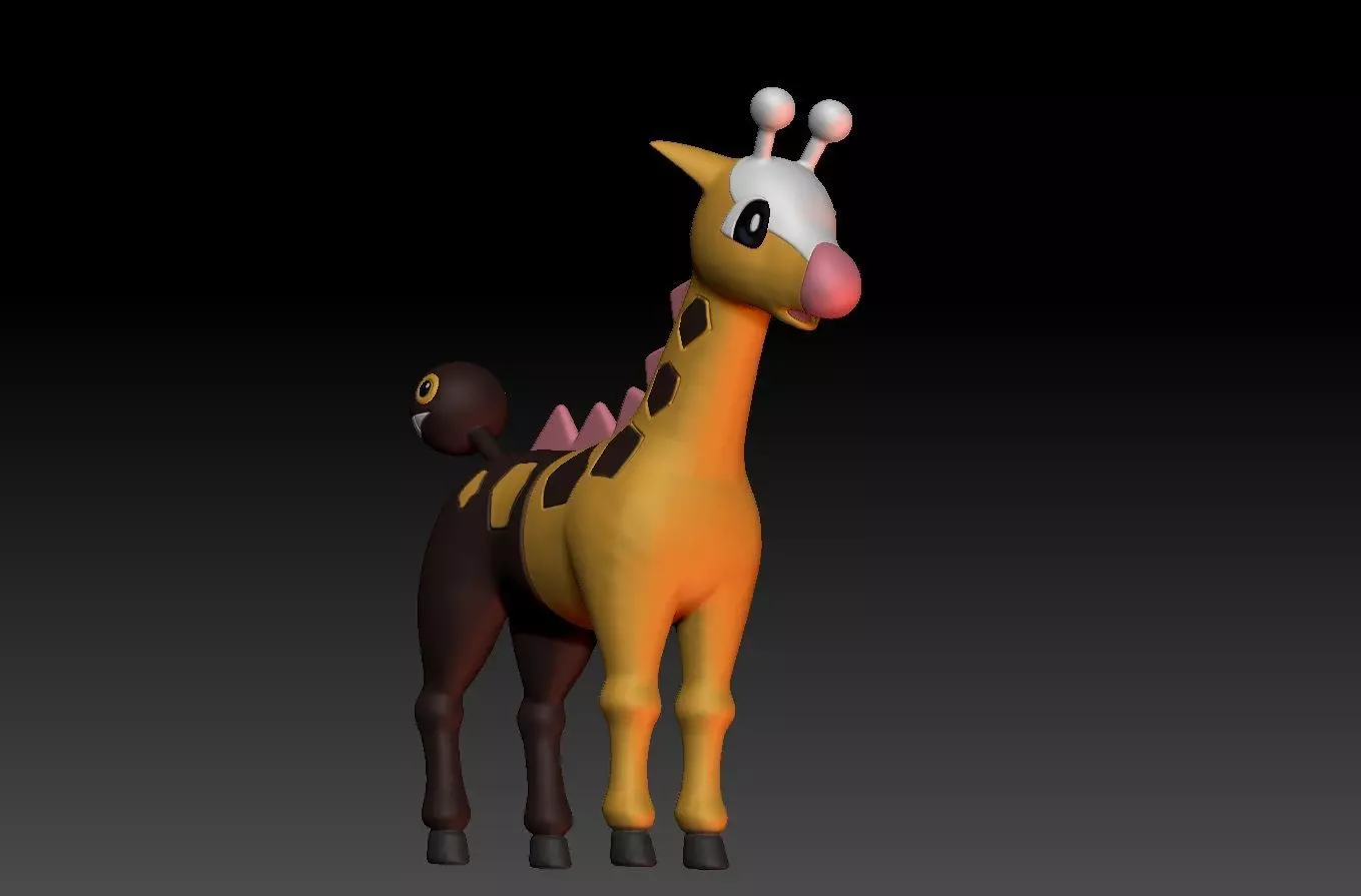 Pokemon Girafarig 3D print model_0