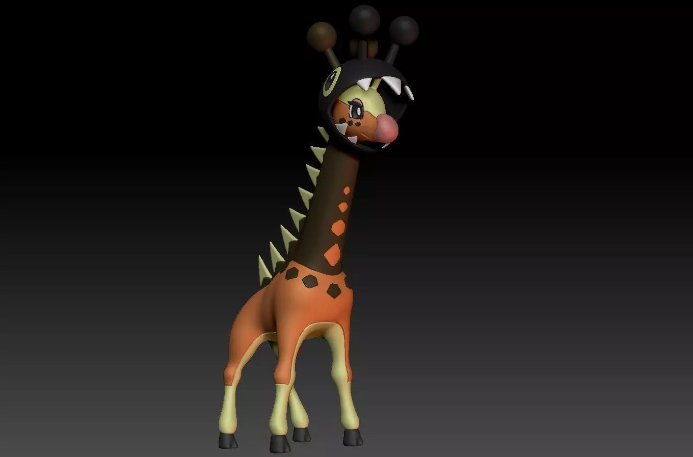 Pokemon Farigiraf 3D print model