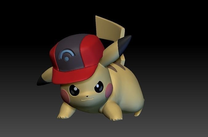 Pokemon Pikachu 3D print model