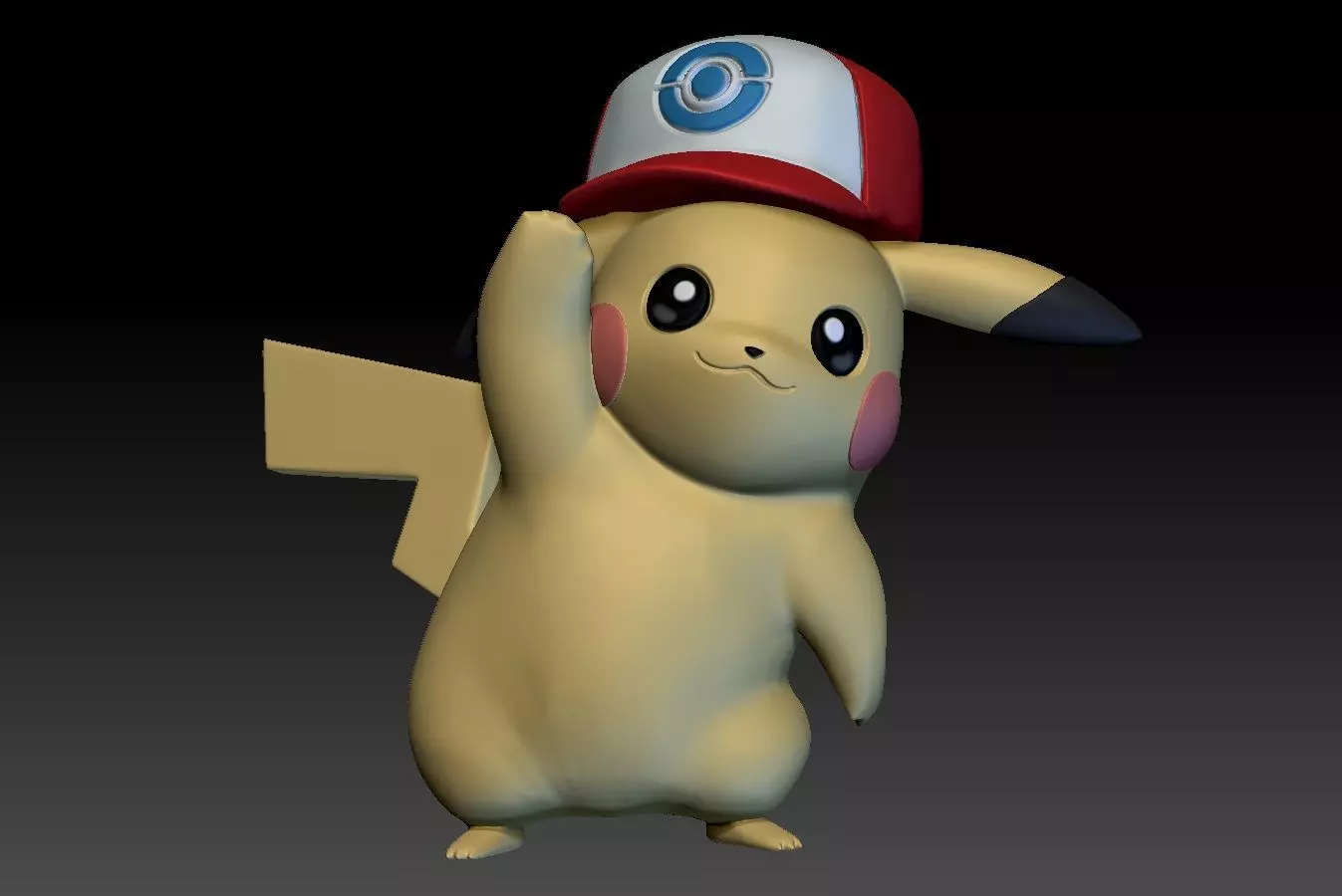 Pokemon Pikachu 3D print model_0