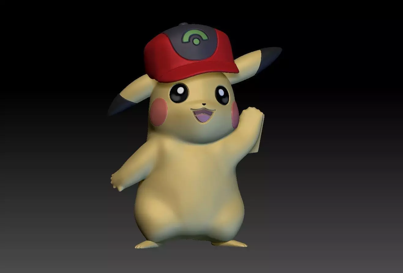 Pokemon Pikachu 3D print model