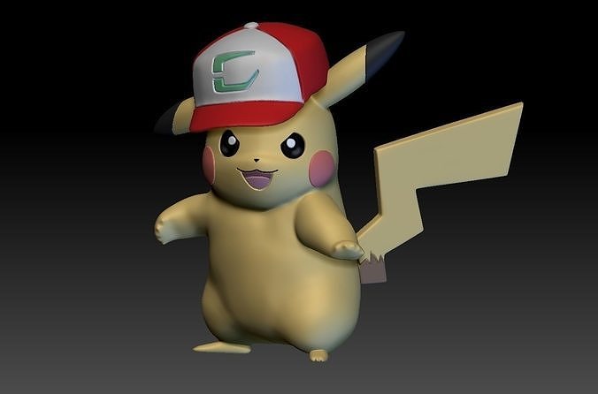 Pokemon Pikachu 3D print model
