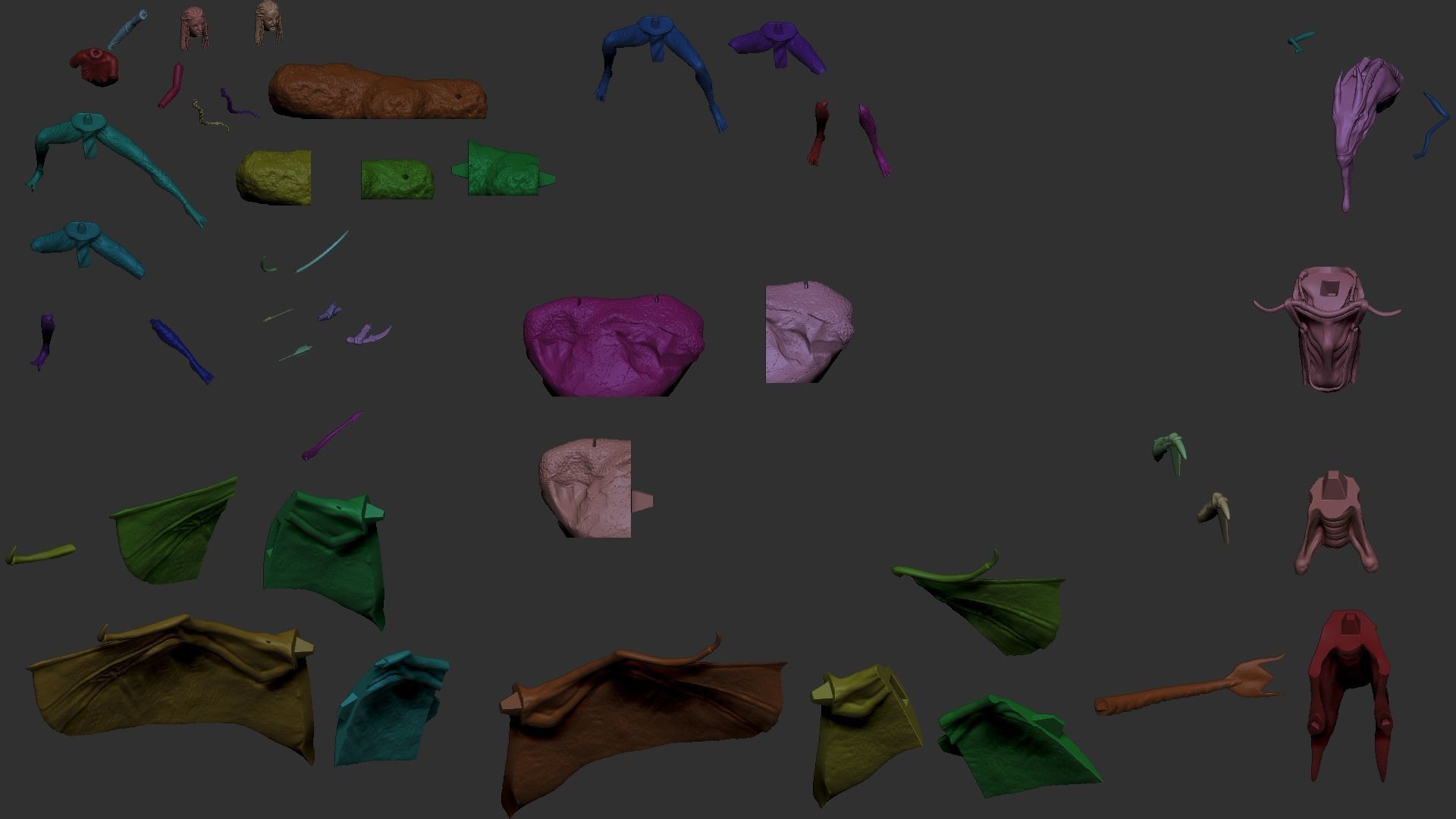 Neytiri 3D Print statue of woman riding dragon 3D print model_21