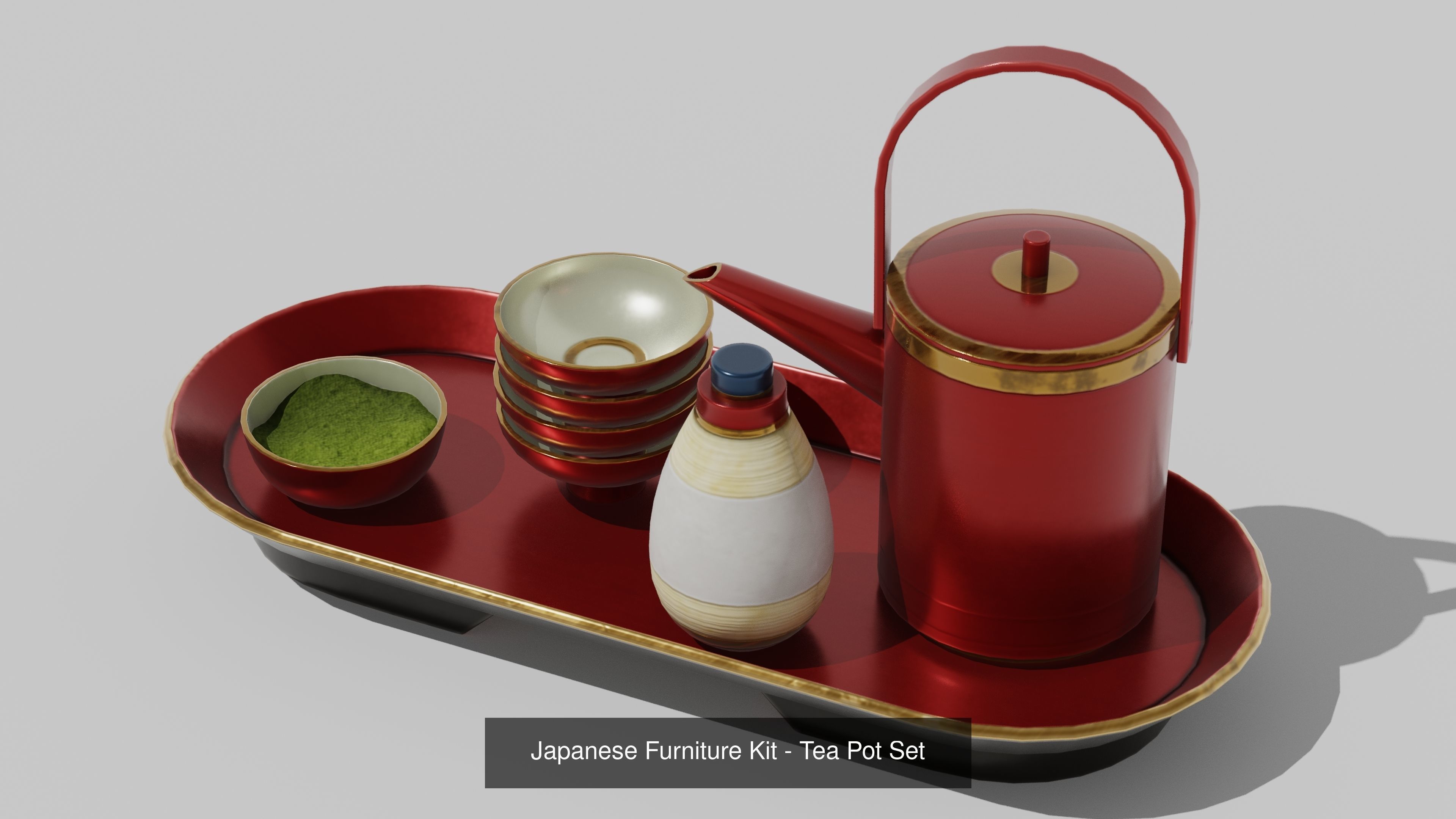 Japanese Ryokan Kit  3D Model Collection_37