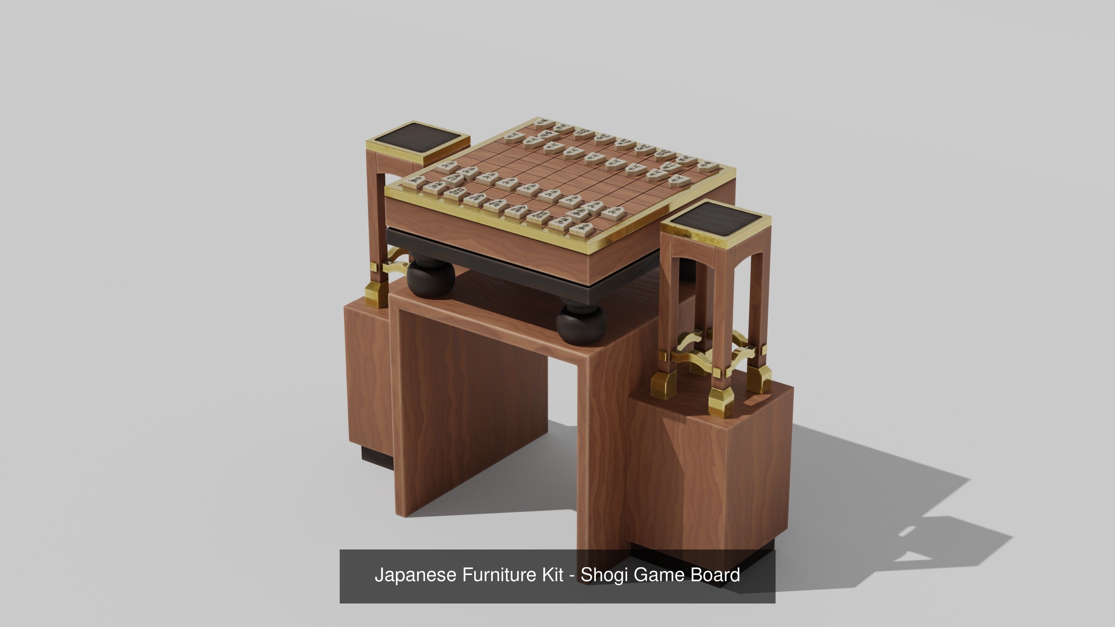 Japanese Ryokan Kit  3D Model Collection_69