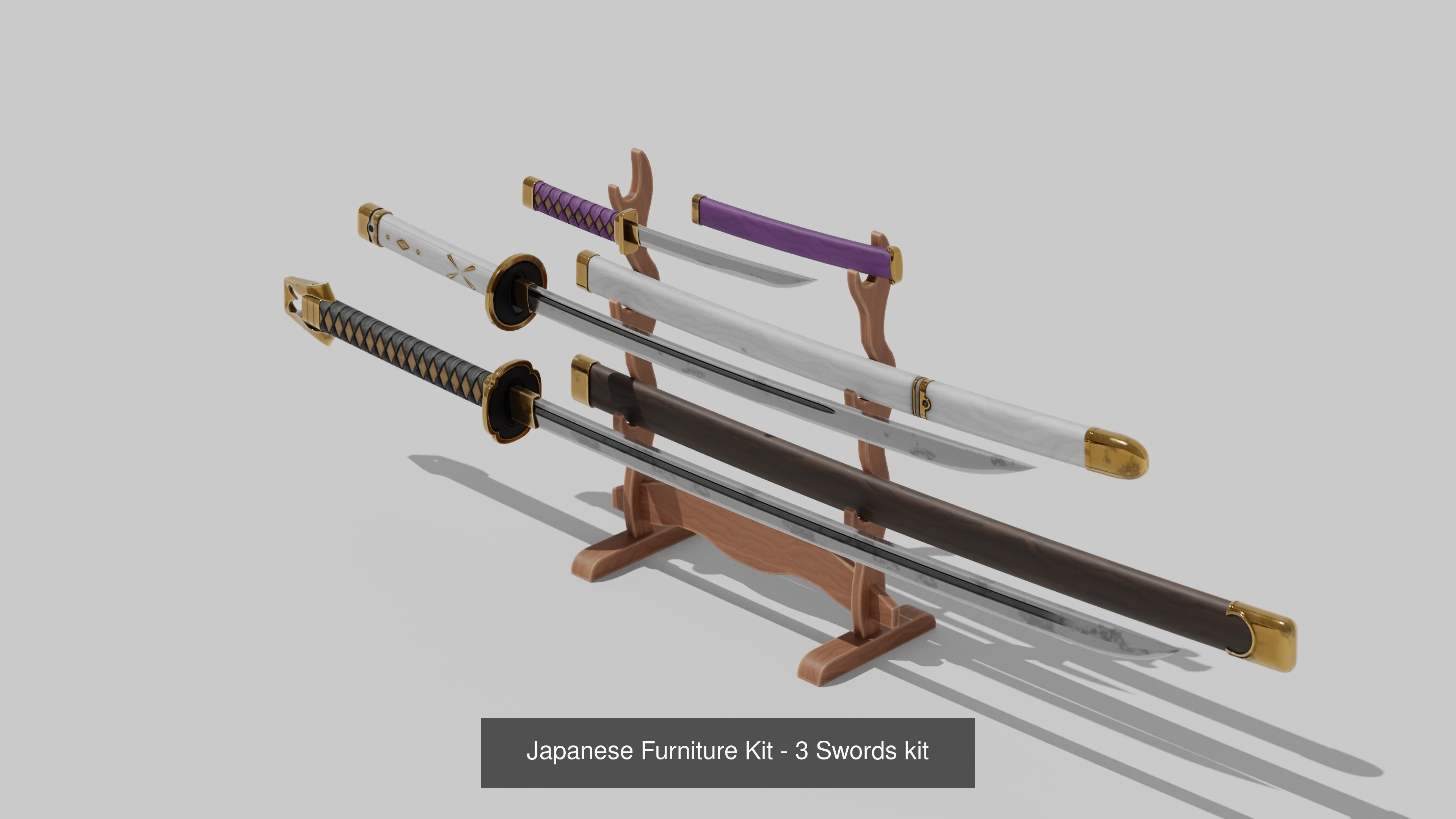 Japanese Ryokan Kit  3D Model Collection_72