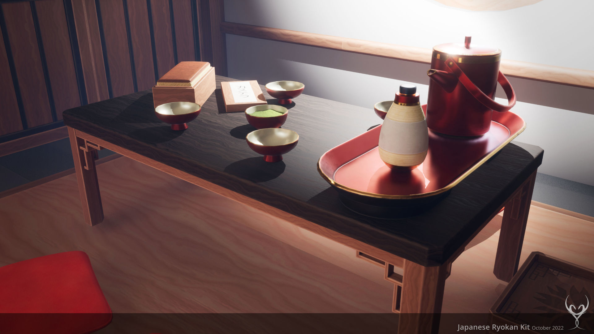 Japanese Ryokan Kit  3D Model Collection_17