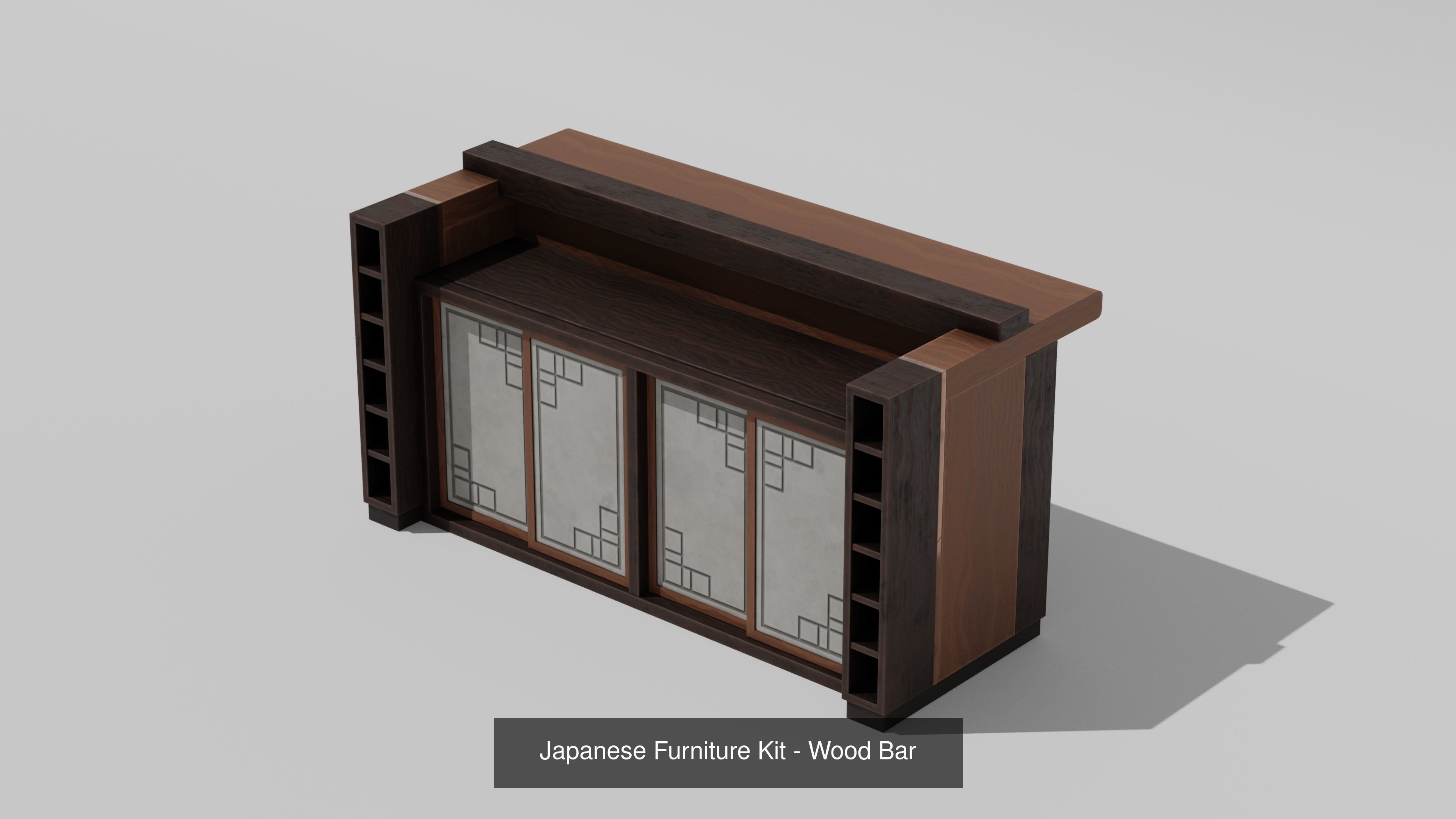 Japanese Ryokan Kit  3D Model Collection_29