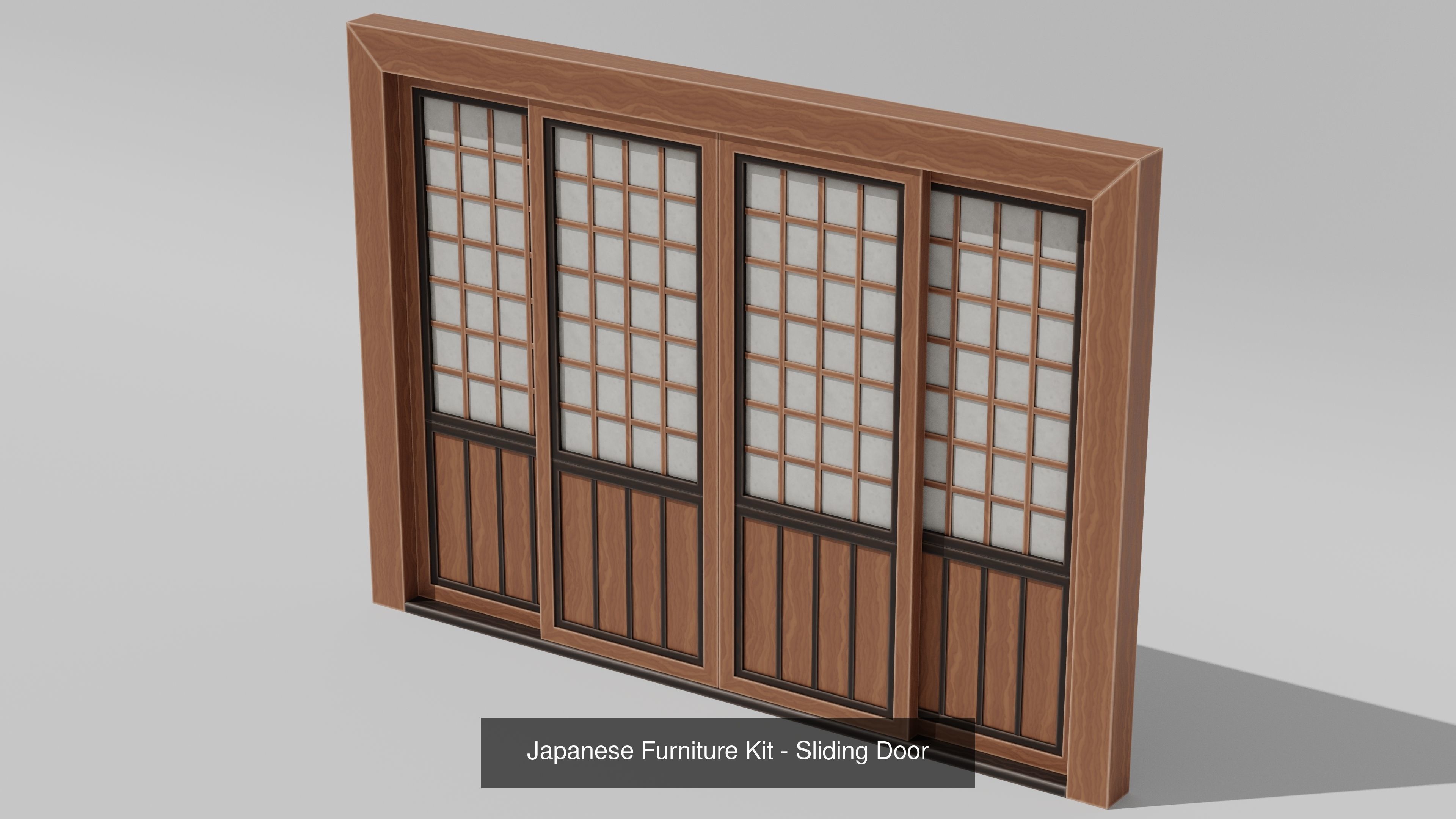 Japanese Ryokan Kit  3D Model Collection_53
