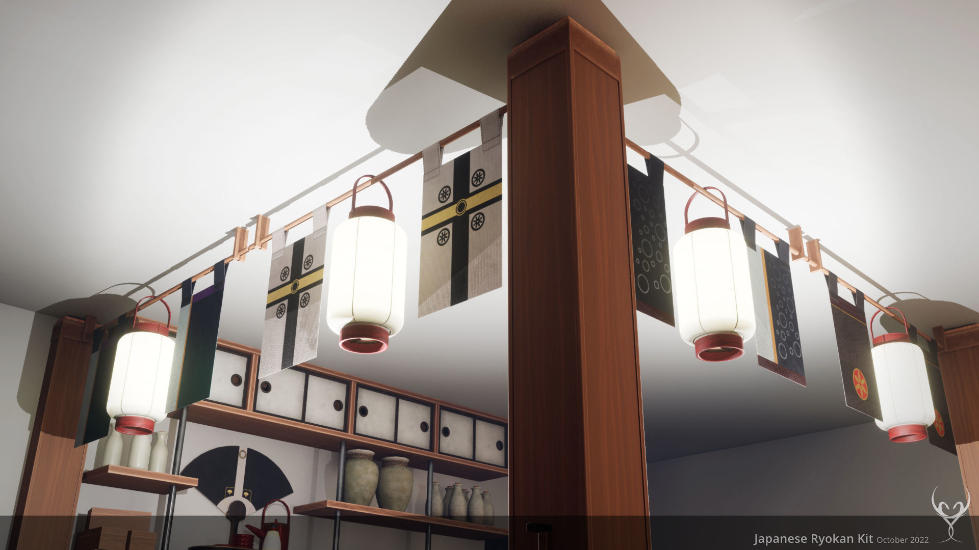 Japanese Ryokan Kit  3D Model Collection_16